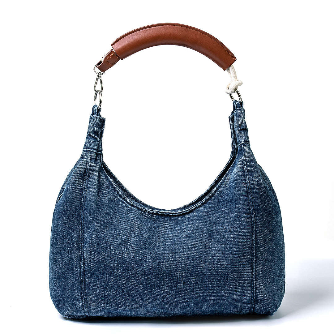 Denim Chic Hobo Kot Çanta