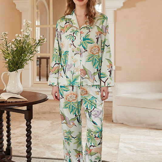 Ahtapot Desenli Uzun Kollu Pijama Takımı
