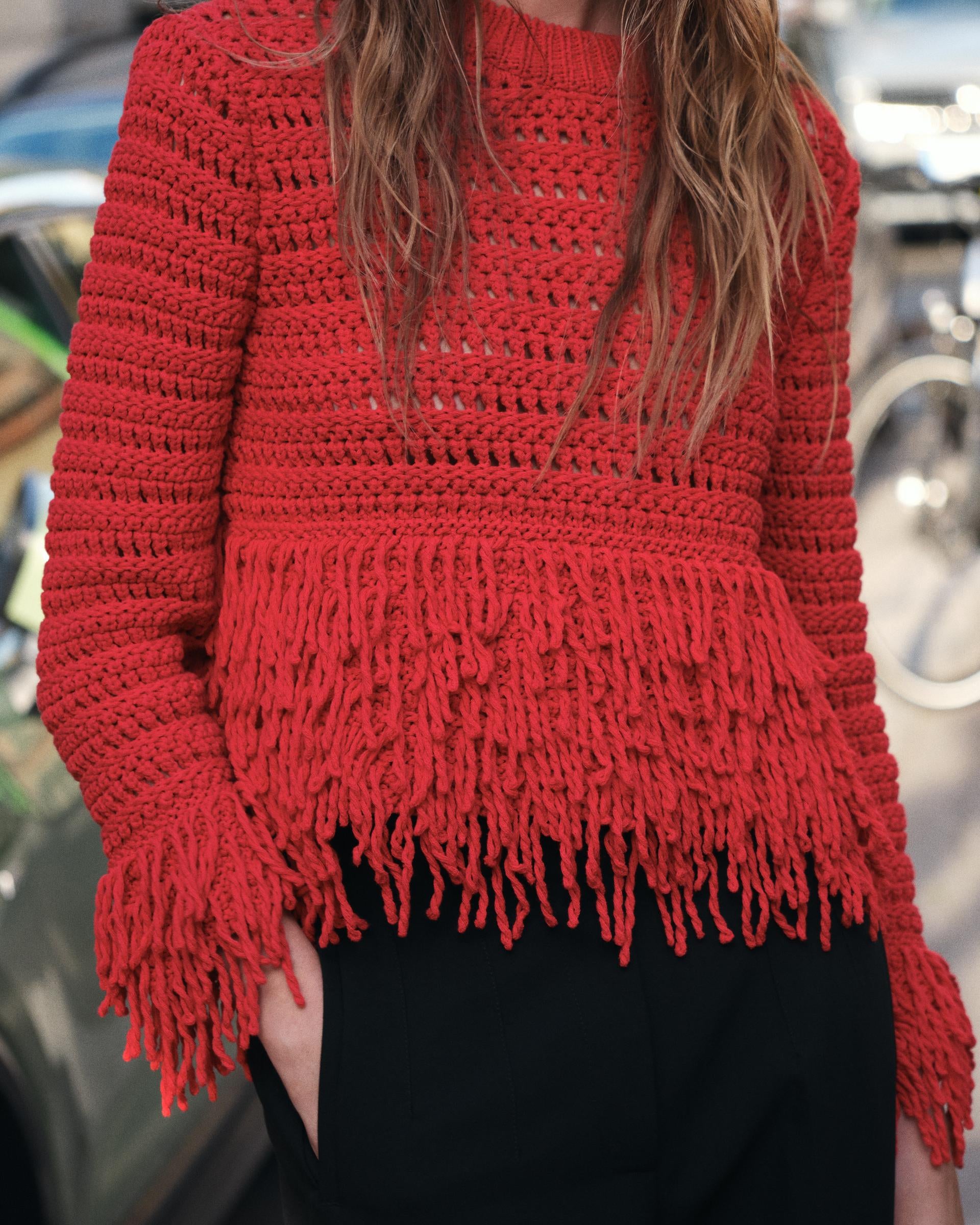 Deirdre Örgü Püskül Kazak