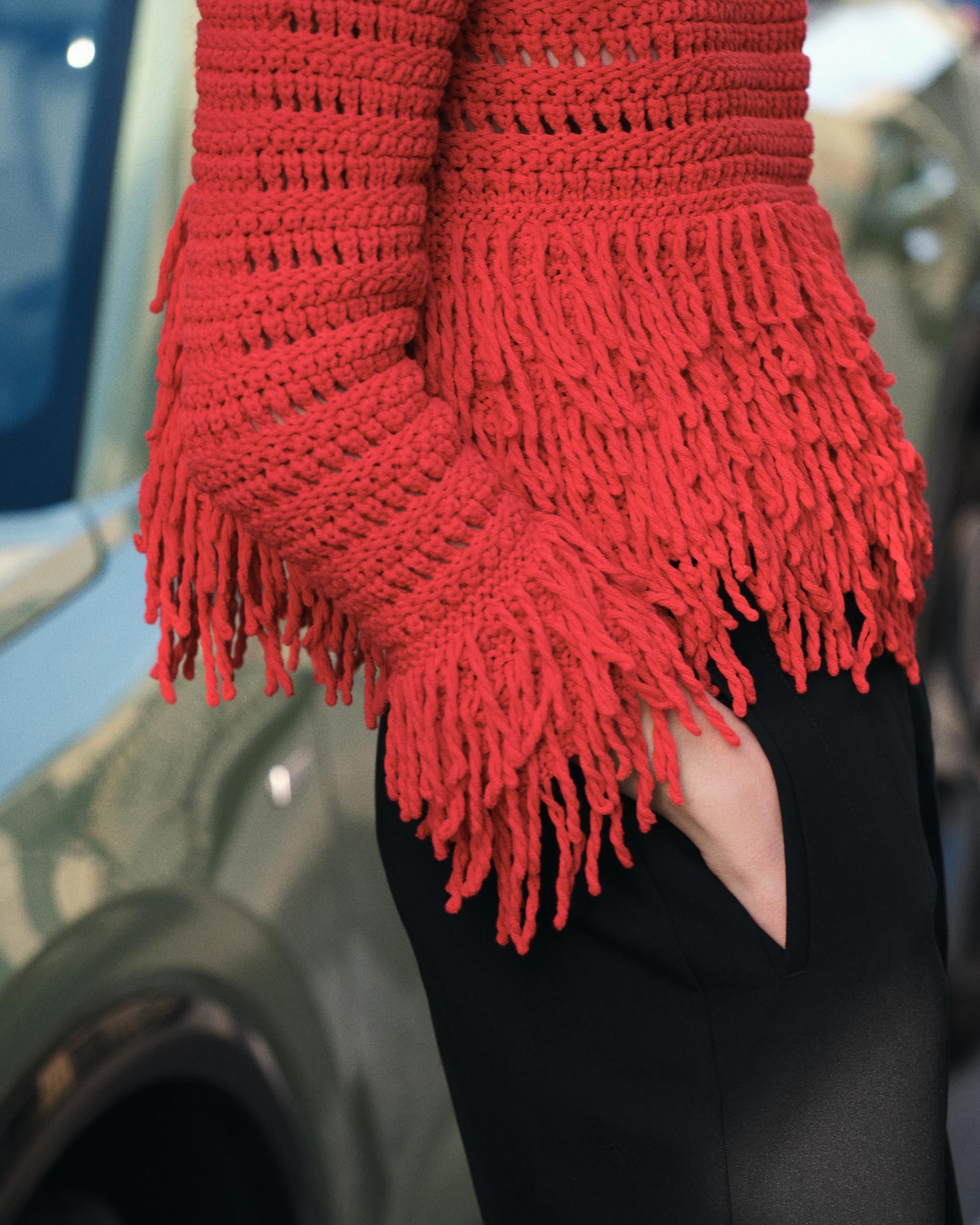 Deirdre Örgü Püskül Kazak