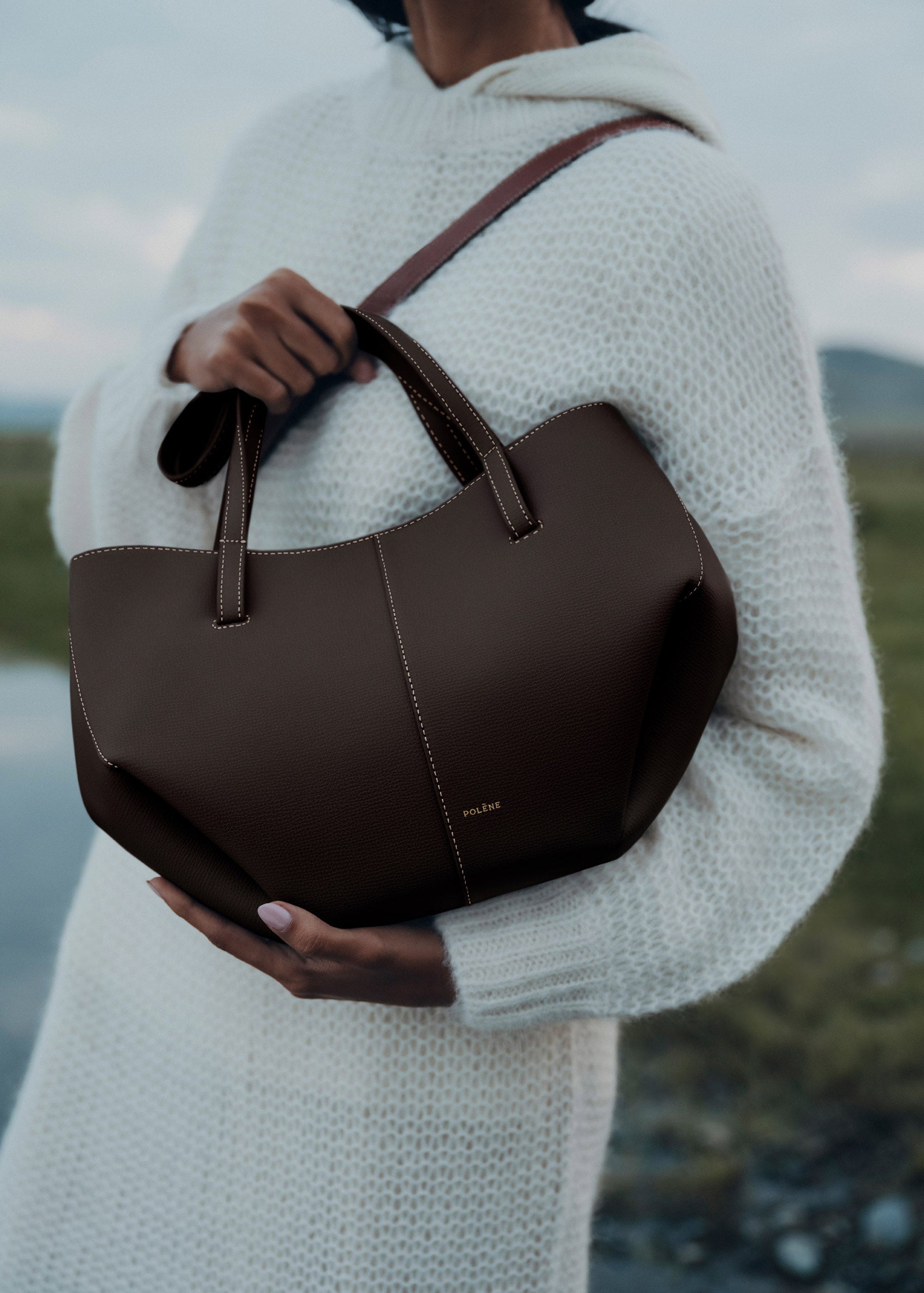 Cirelle Small Tote Çanta - Kahverengi