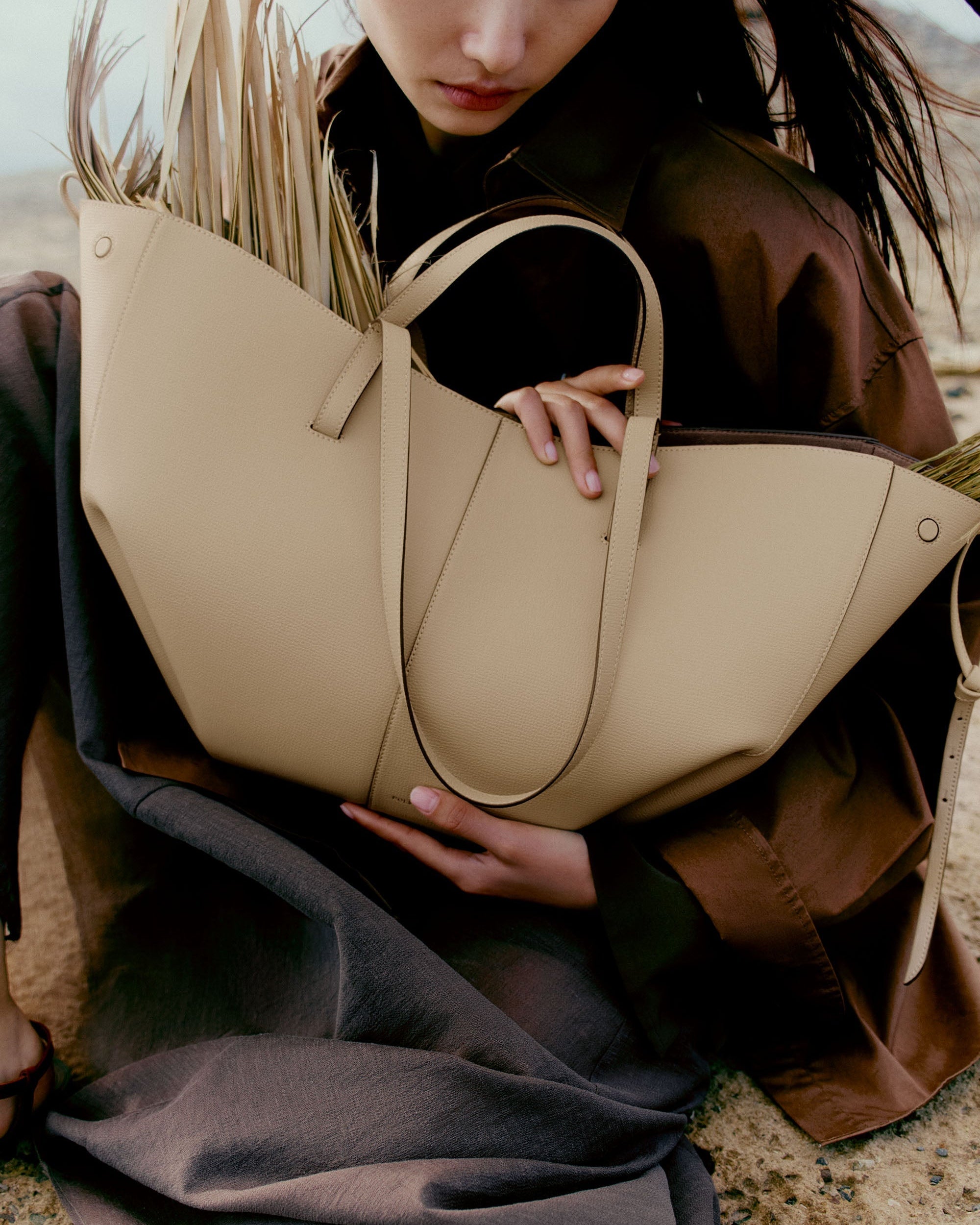 Cirelle Tote Çanta - Bal rengi