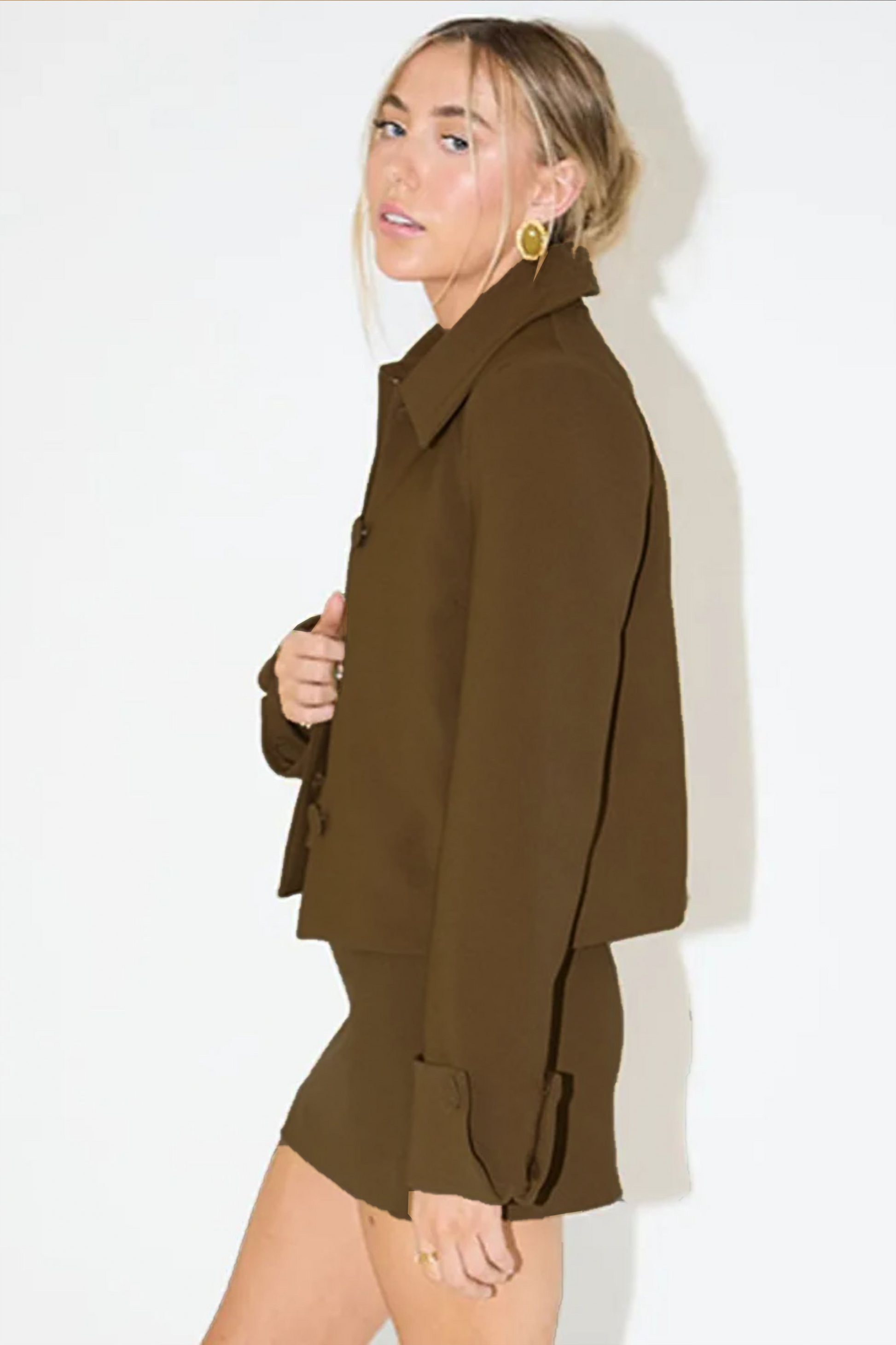 Patricia Oversize Yaka Ceket Takım