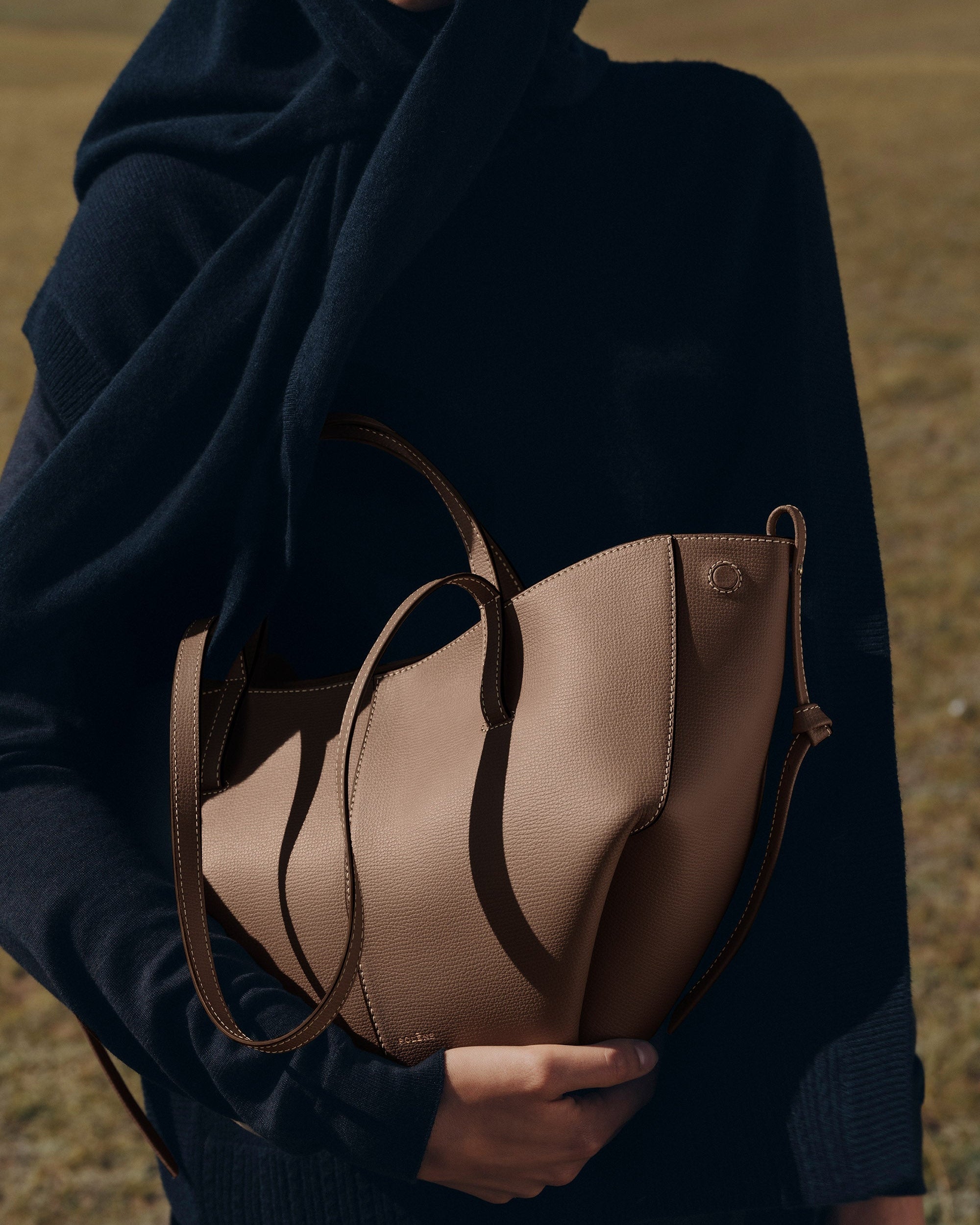 Cirelle Small Tote Çanta - Kestane kahve