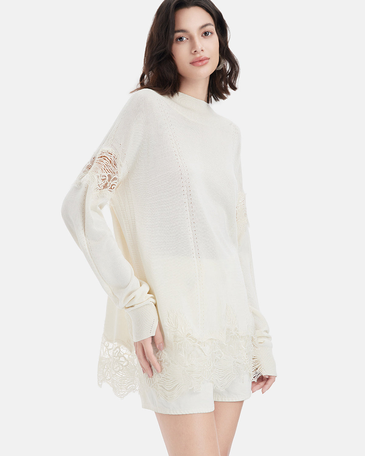 Dantel Kesimli Tığ Kazak