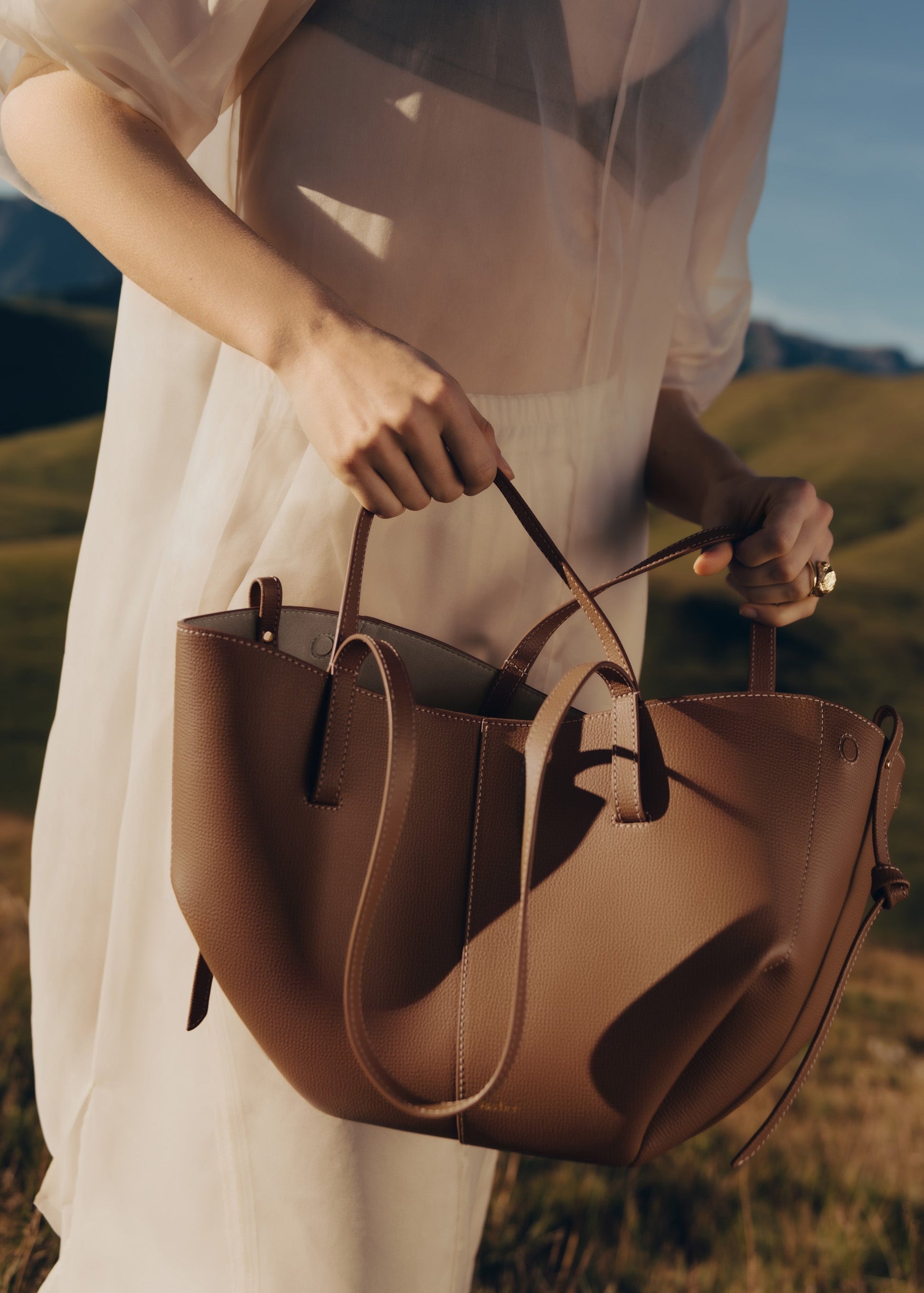 Cirelle Small Tote Çanta - Taba