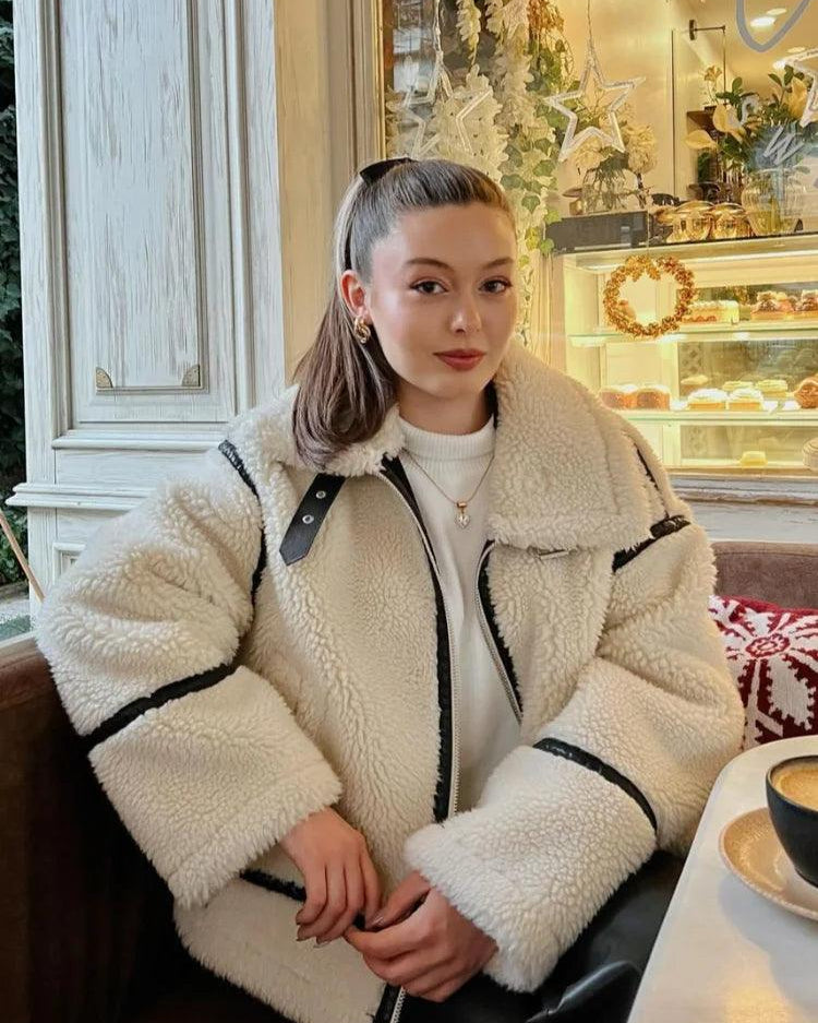 Rahat Kürklü Aviator Ceket