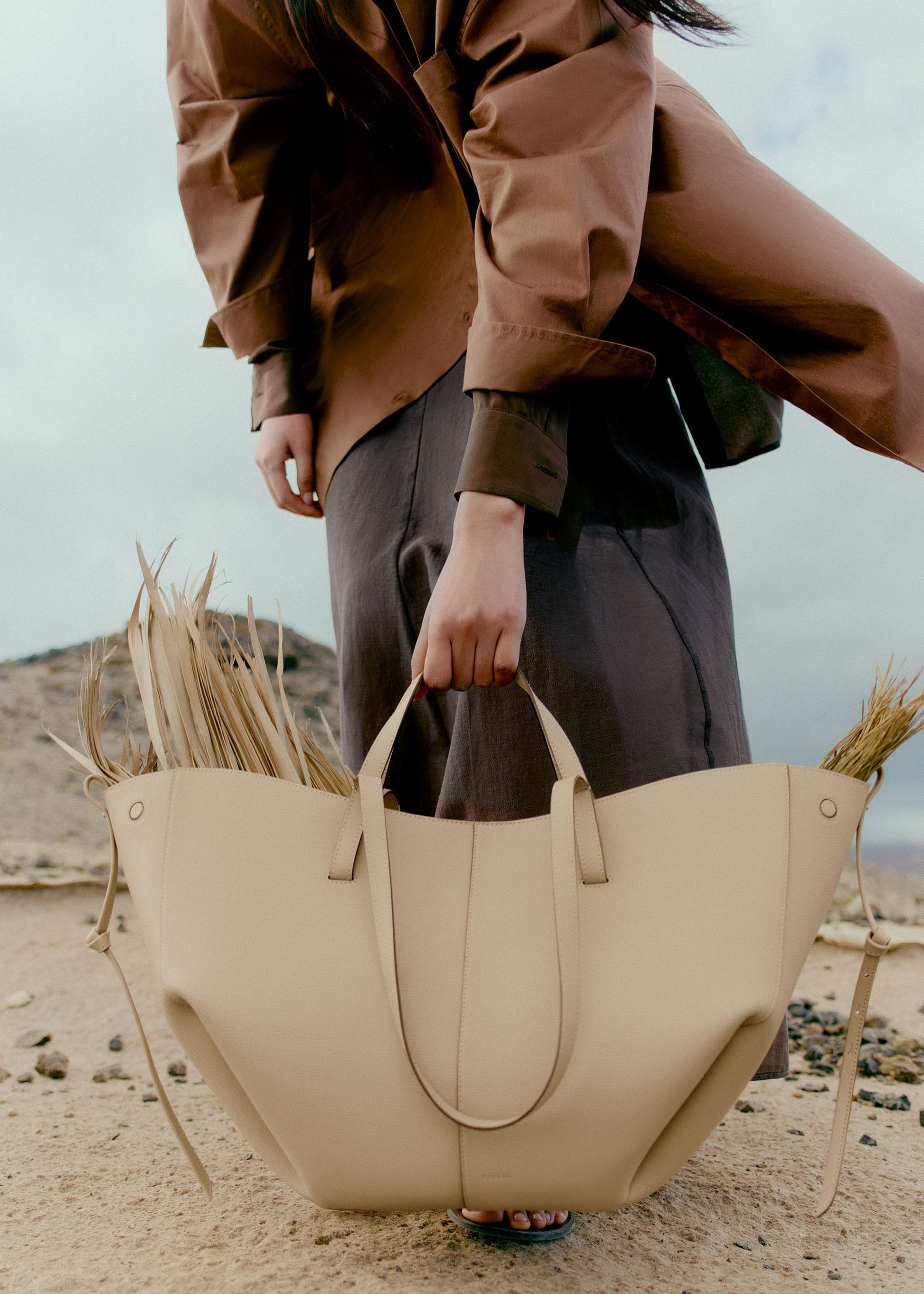 Cirelle Tote Çanta - Bal rengi