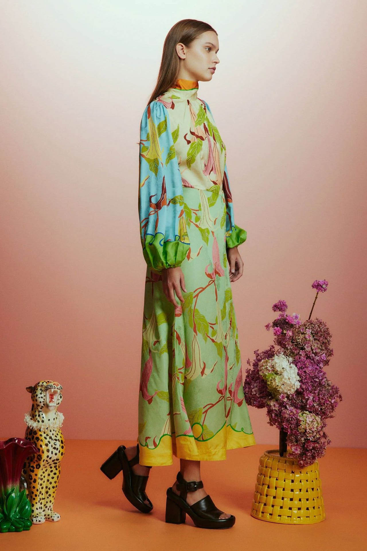 Botanic Reverie Maxi Elbise