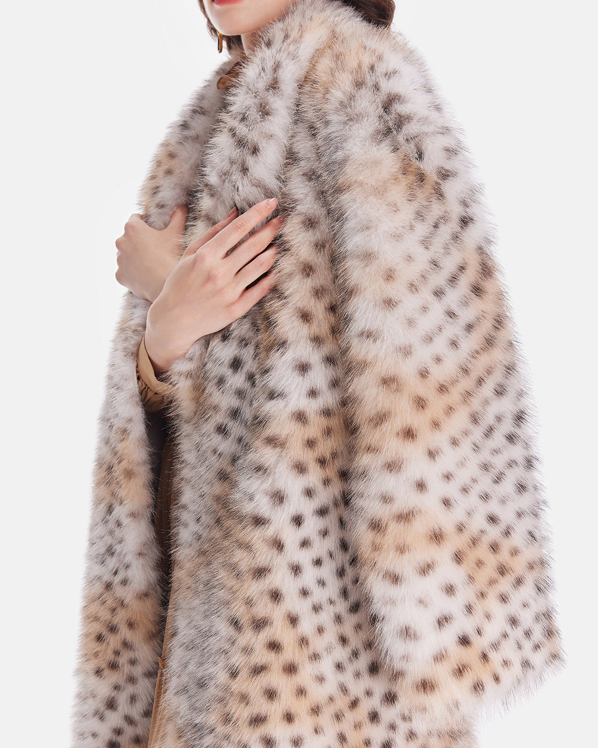 Çekici Sahte Vizon Kürk Ceket