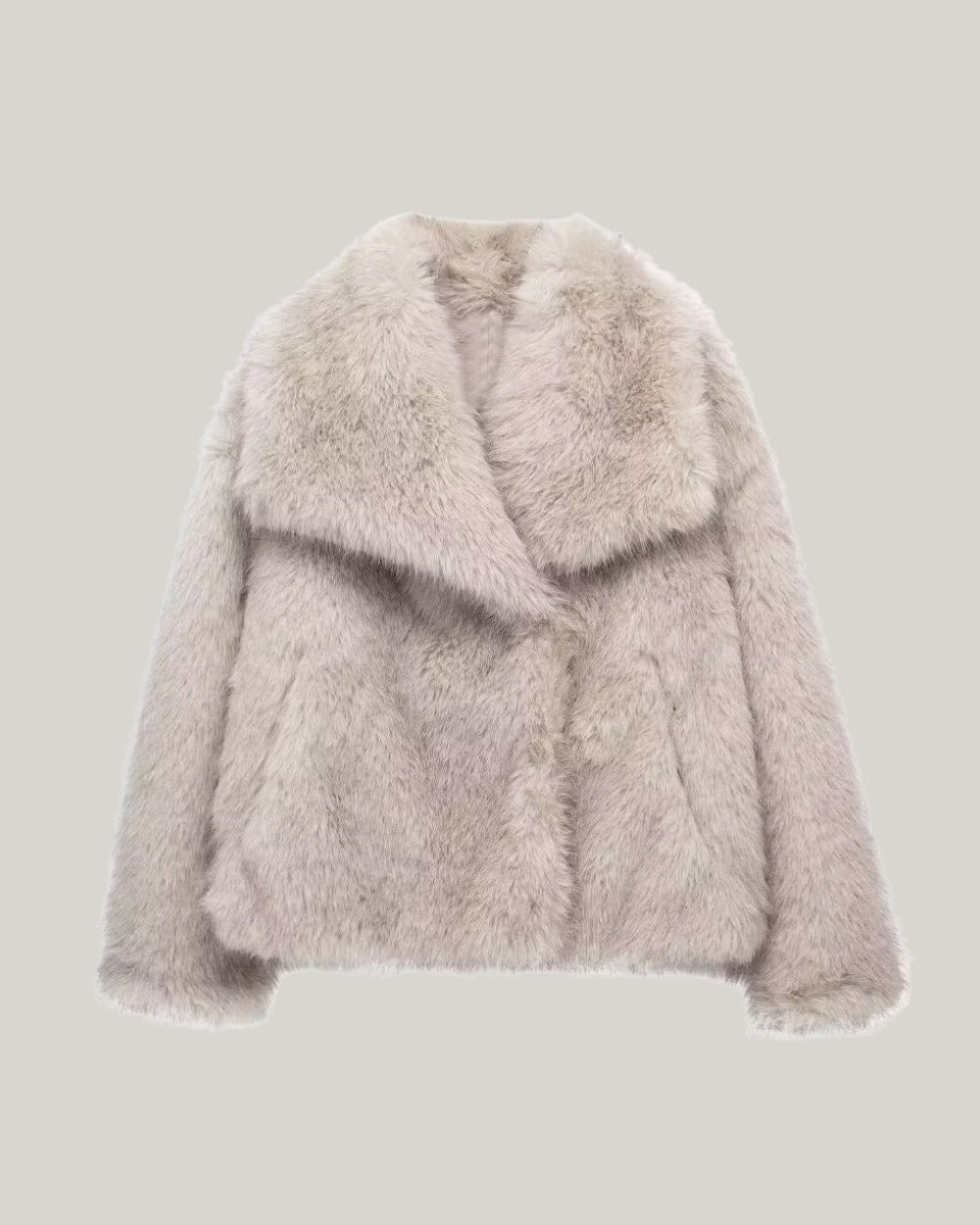 Büyük Yaka Kürk Ceket