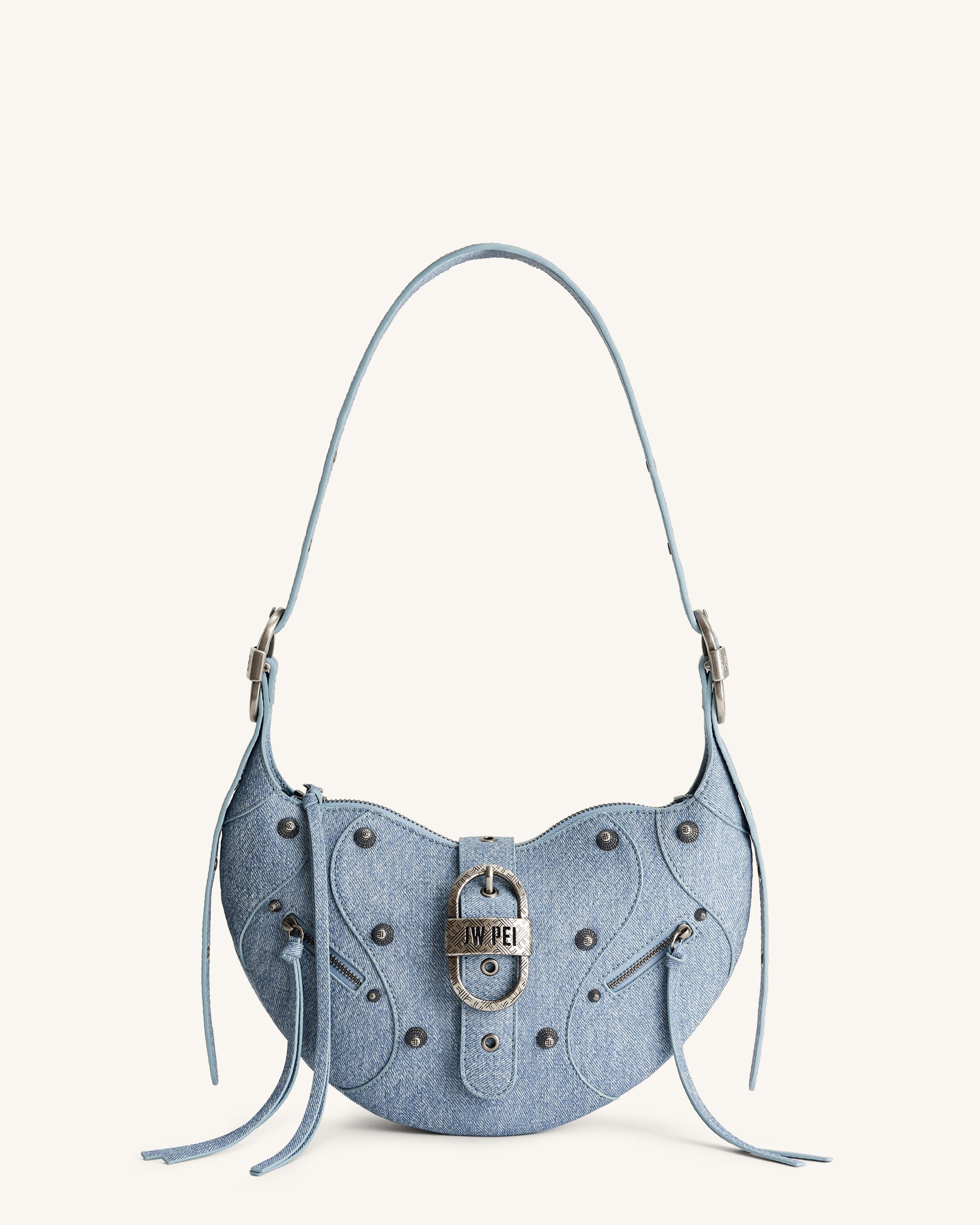Tyra Denim Omuz Çantası - Mavi