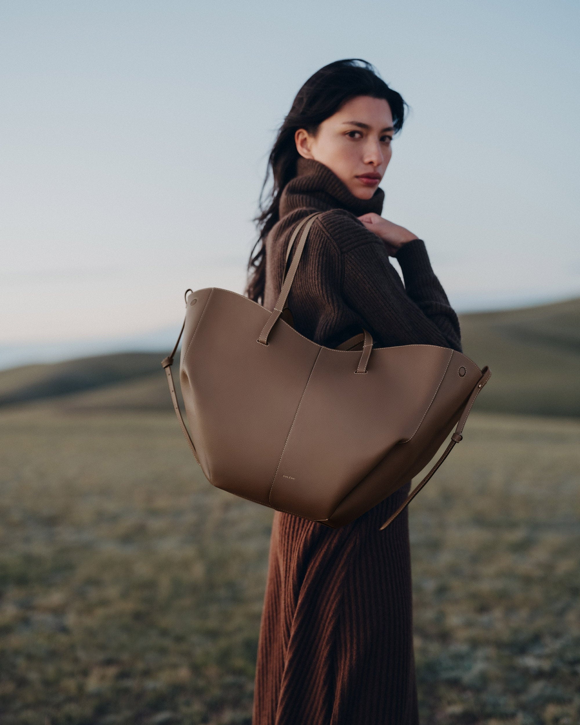 Cirelle Tote Çanta - Kestane kahve
