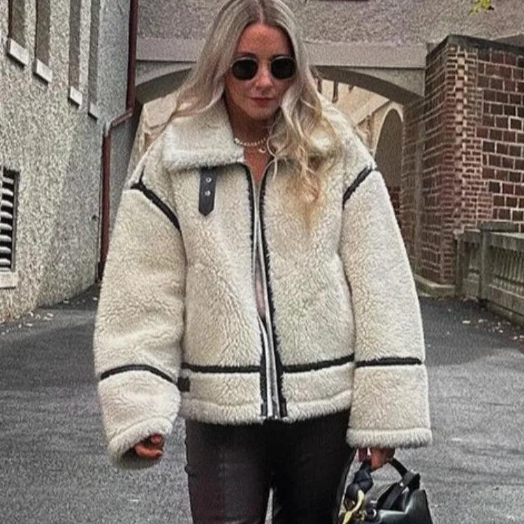 Rahat Kürklü Aviator Ceket