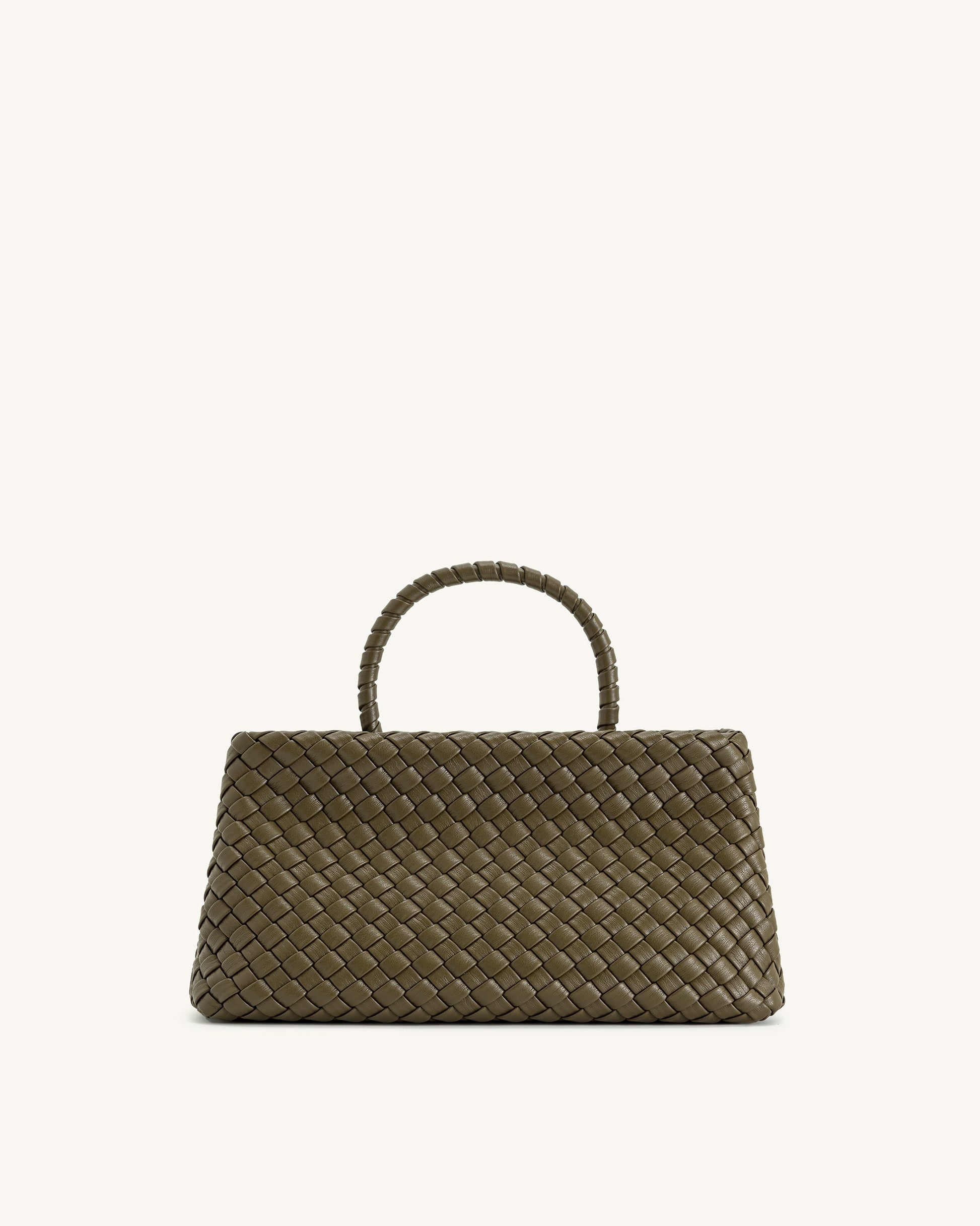 Virelle Dokuma Tote Çanta - Haki