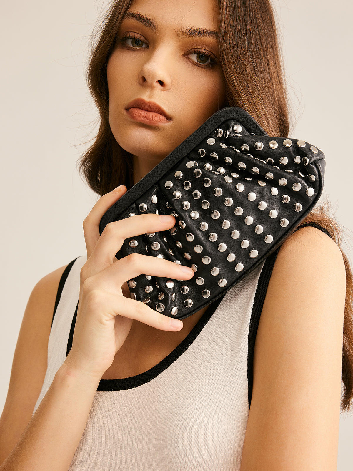 Urban Edge Zımba Detay Mini Çanta
