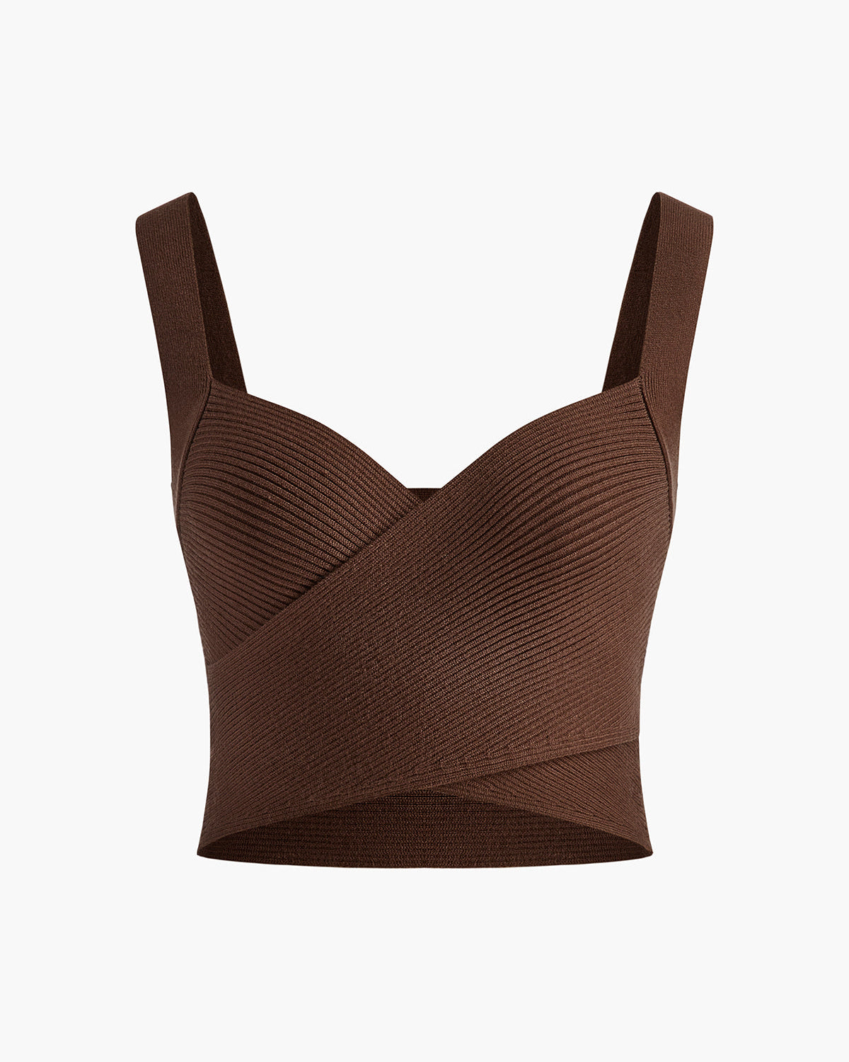 Criss Cross Sweetheart Kırpılmış Kazak Yelek