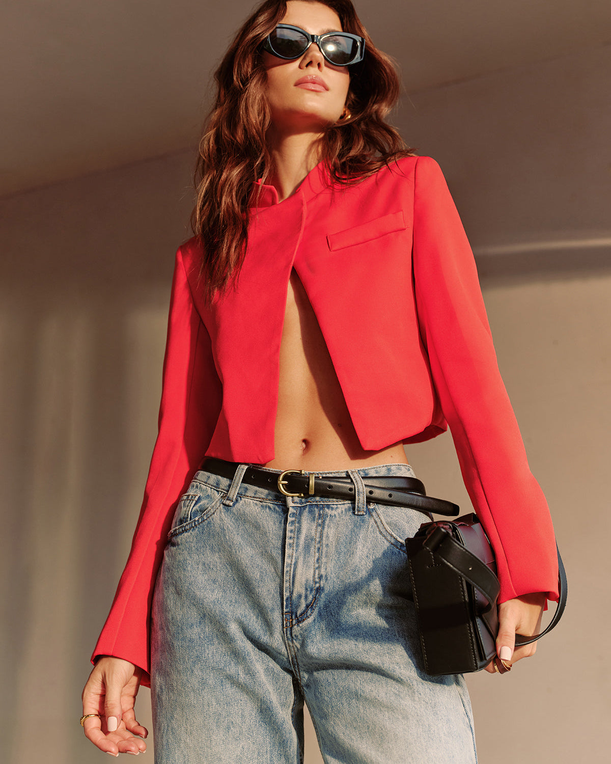 Bölünmüş Kırpılmış Ceket