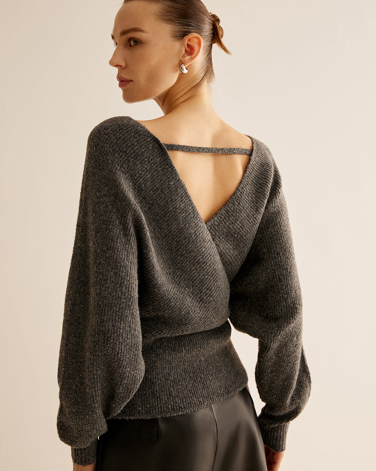 Kaburgalı Çapraz Büzgülü Kazak