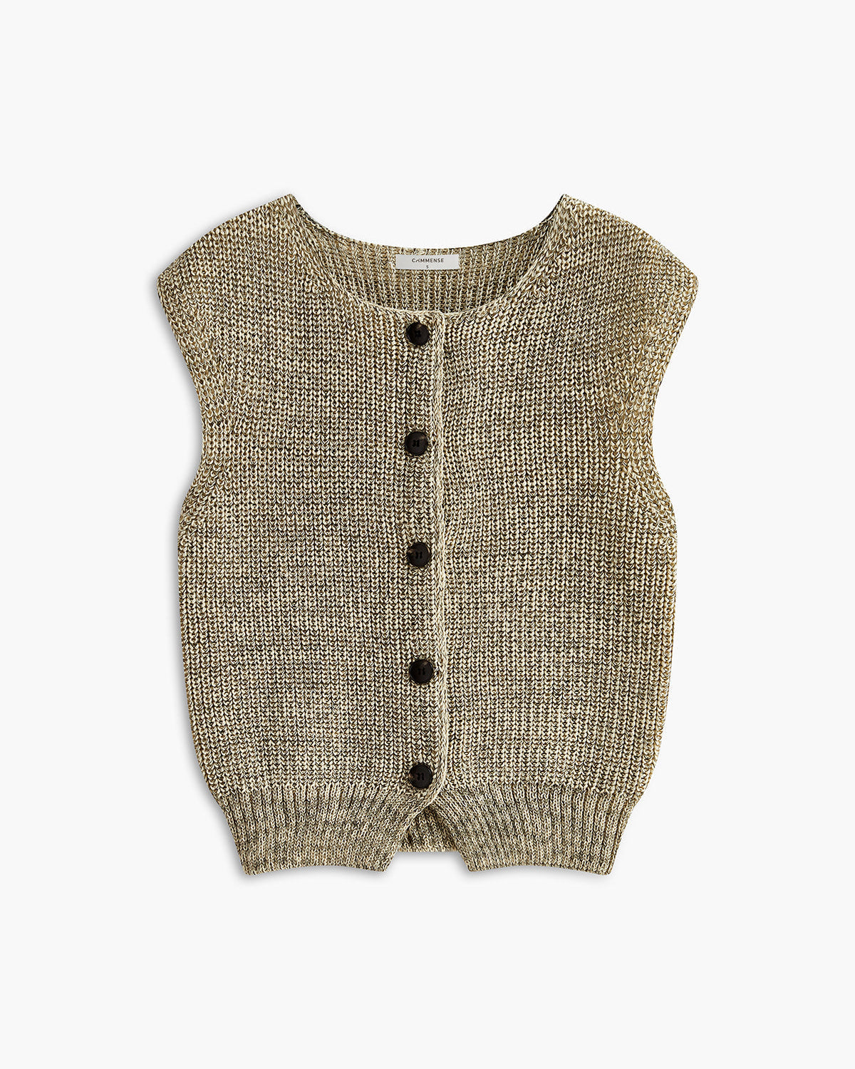 Göğüslü Yumuşak Kazak Yelek