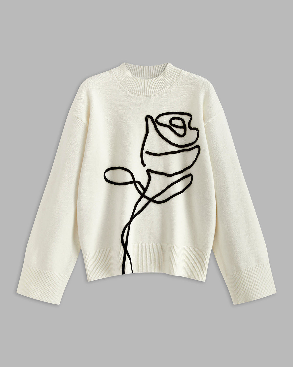 Örgü-Çiçekli Kazak