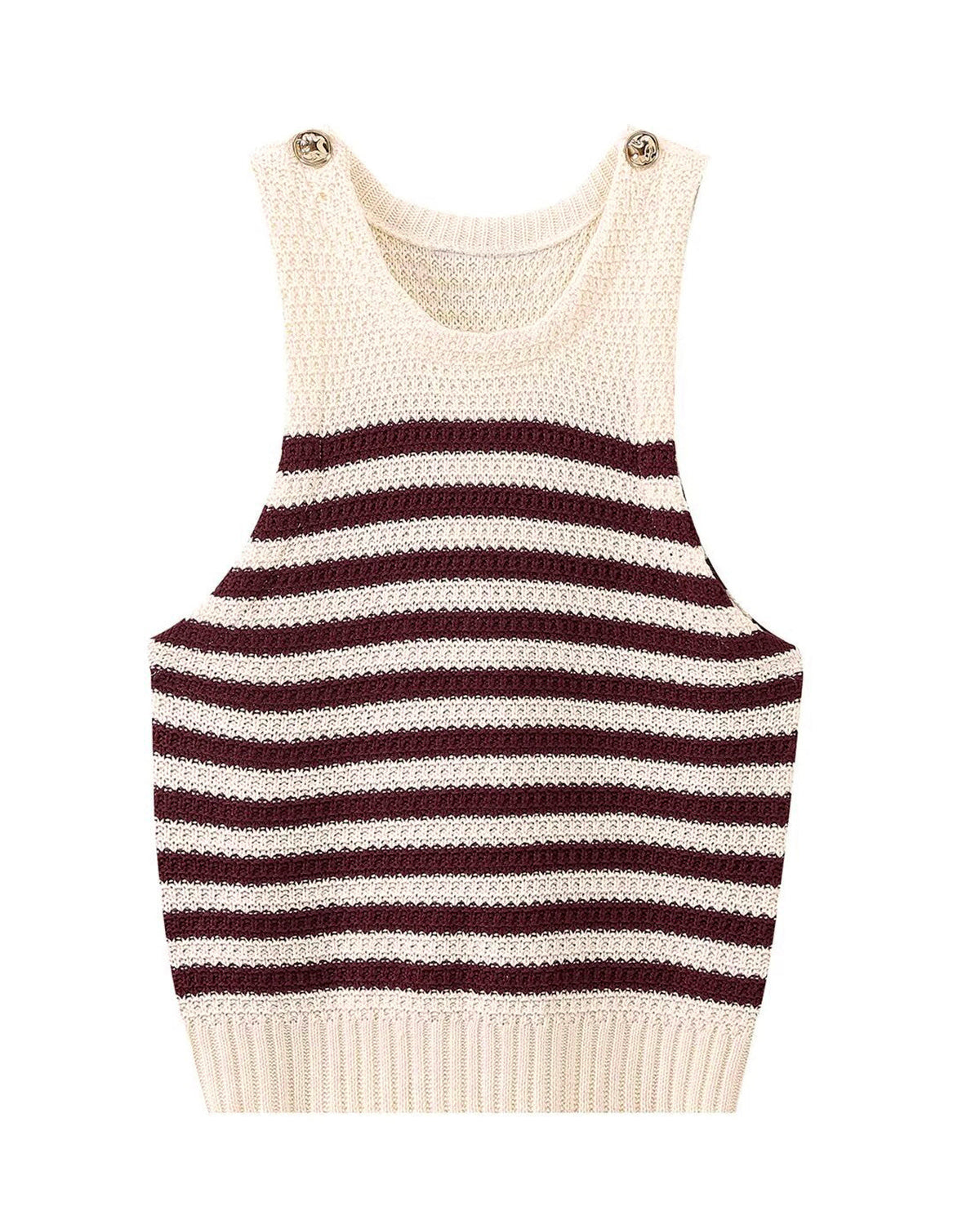 Leisure Çizgili Kazak Yelek