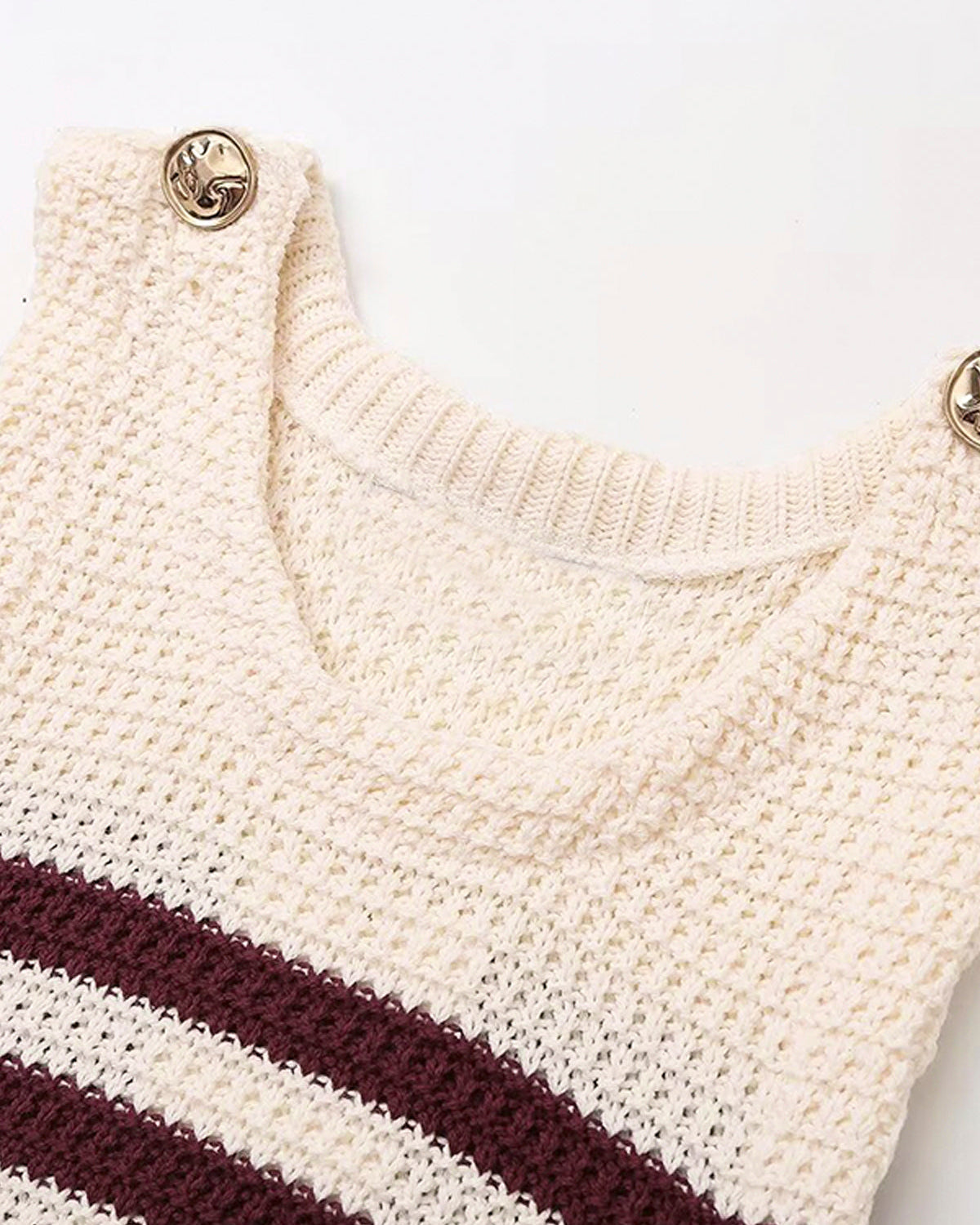 Leisure Çizgili Kazak Yelek