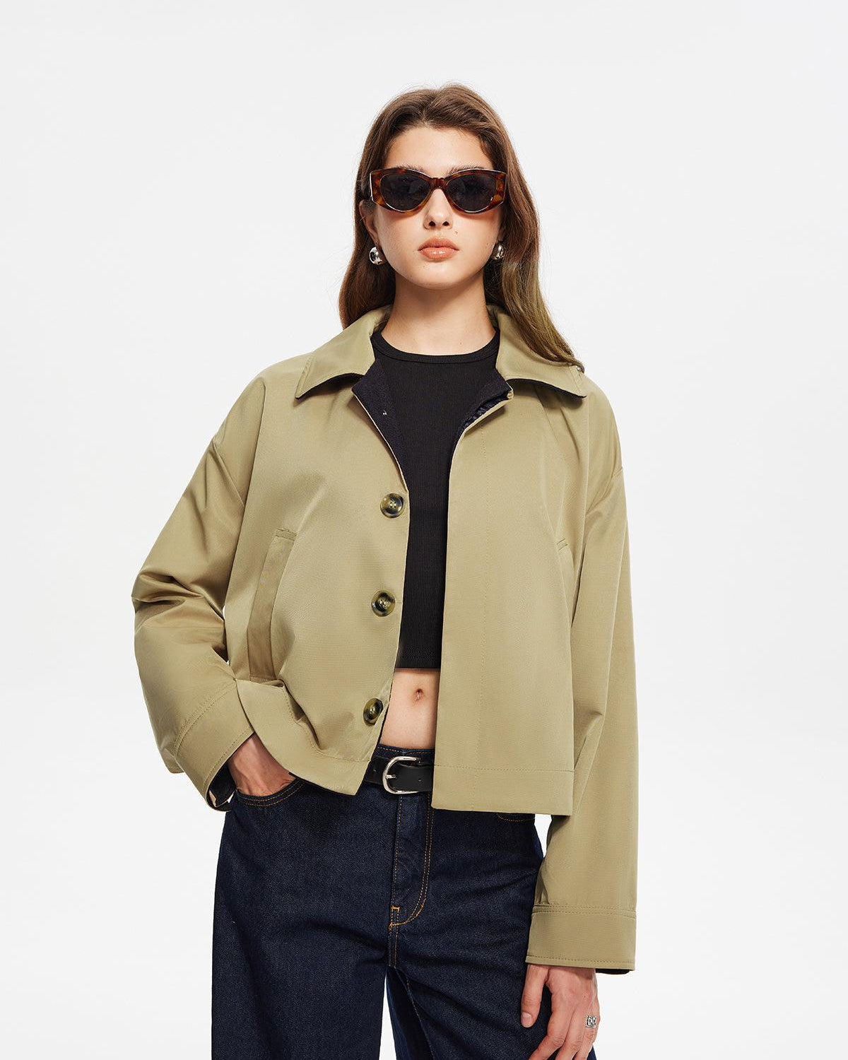 Urban Elegance Crop Ceket