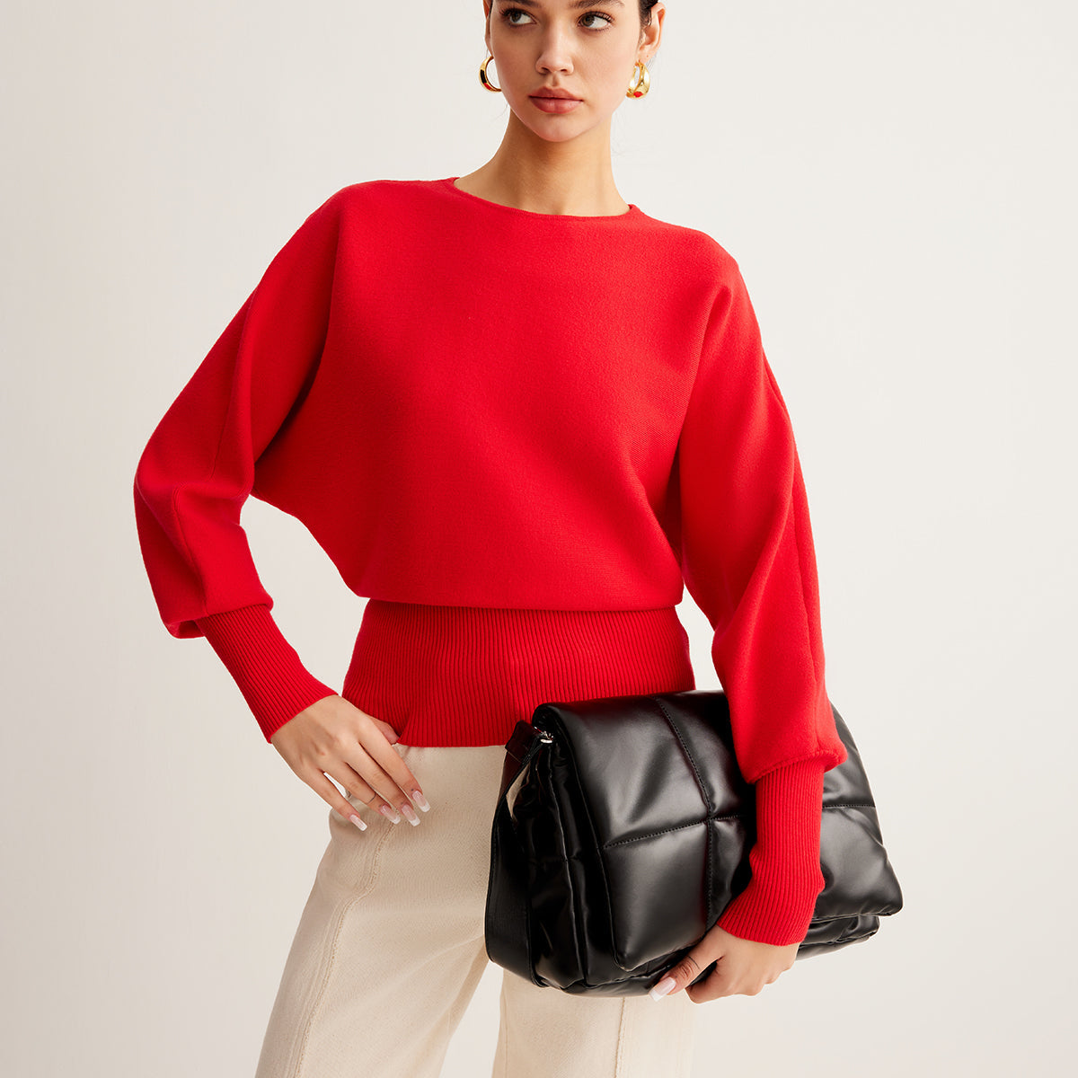 Kuzu Kolu Büzgülü Kazak