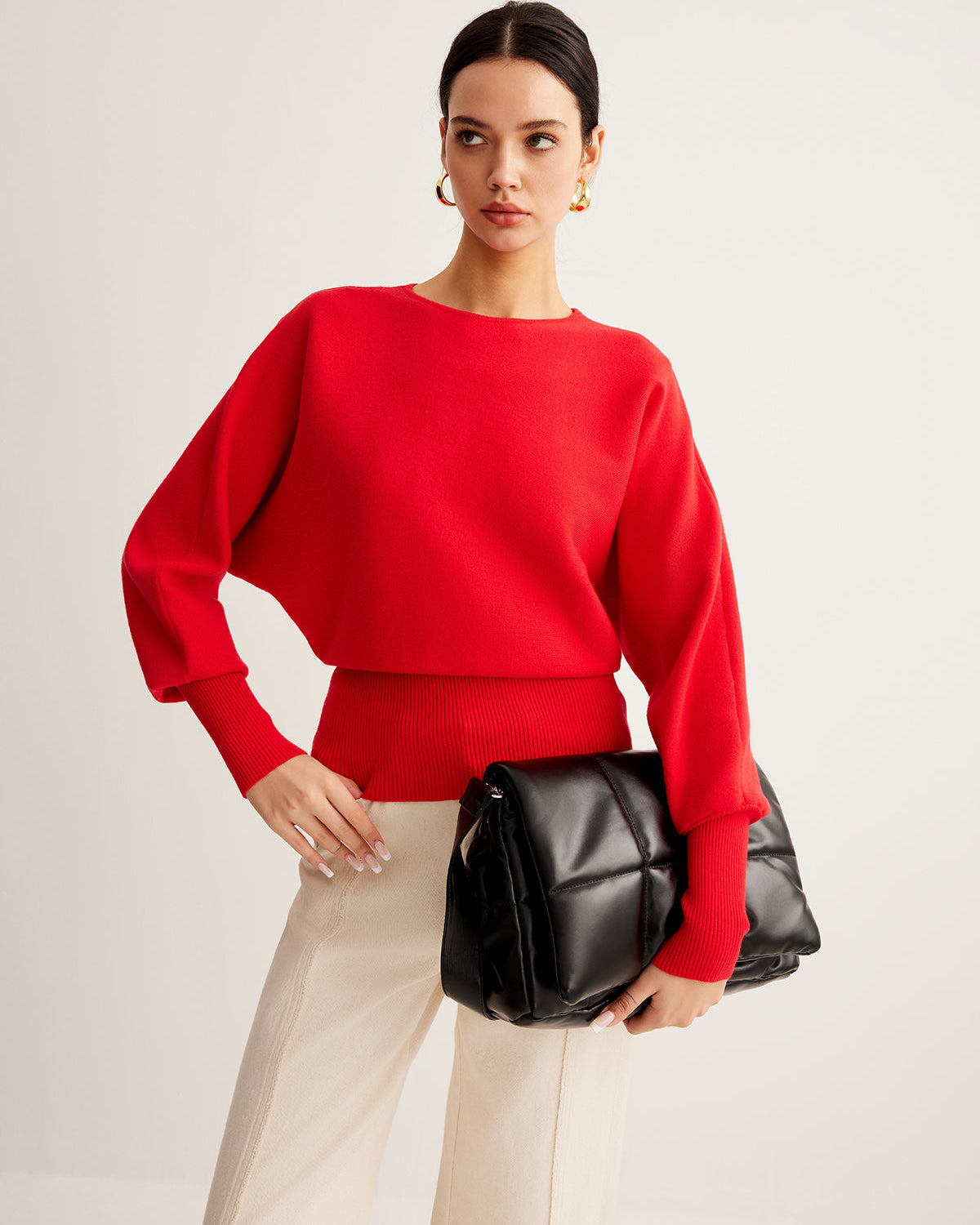 Kuzu Kolu Büzgülü Kazak