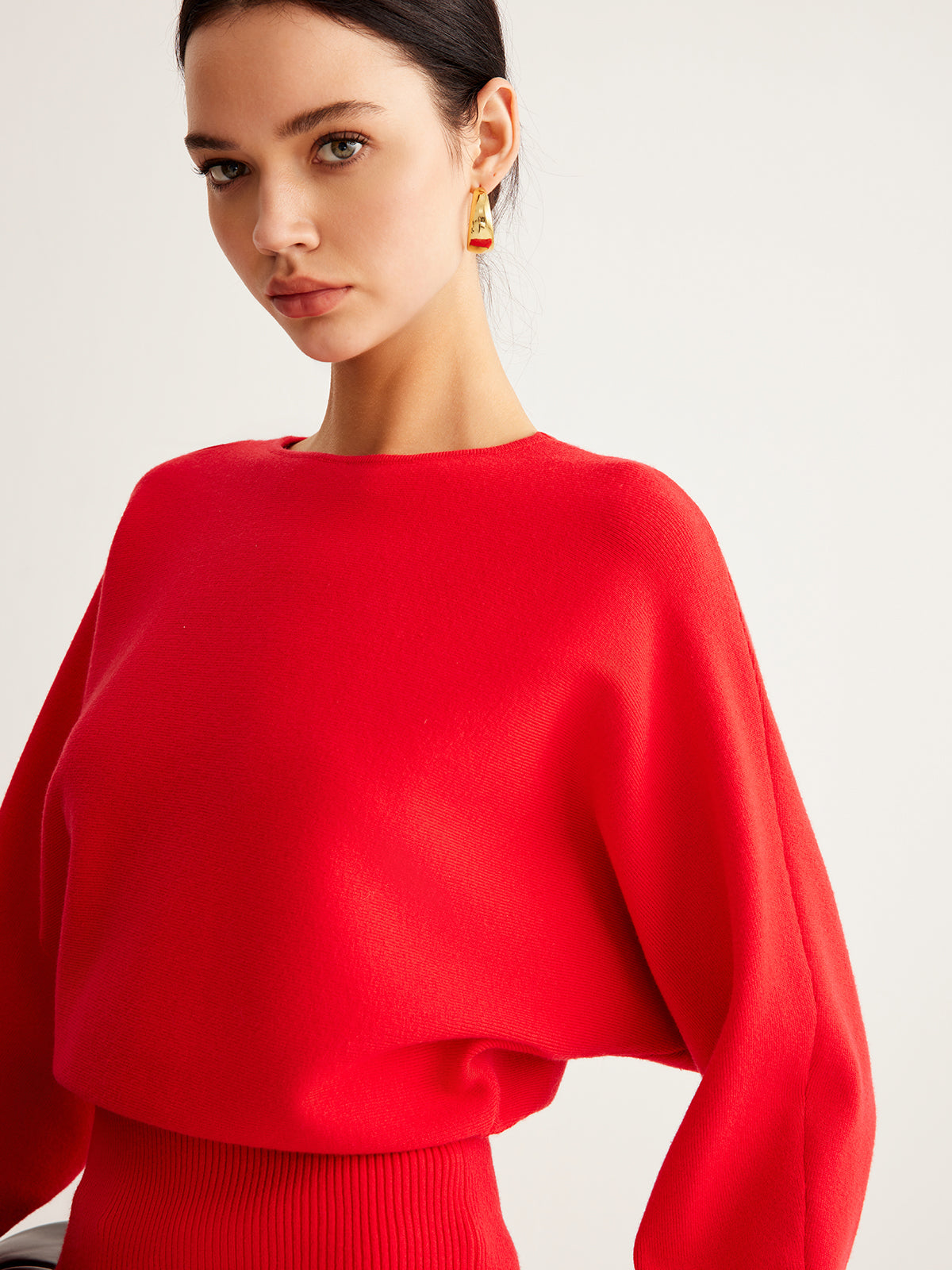 Kuzu Kolu Büzgülü Kazak