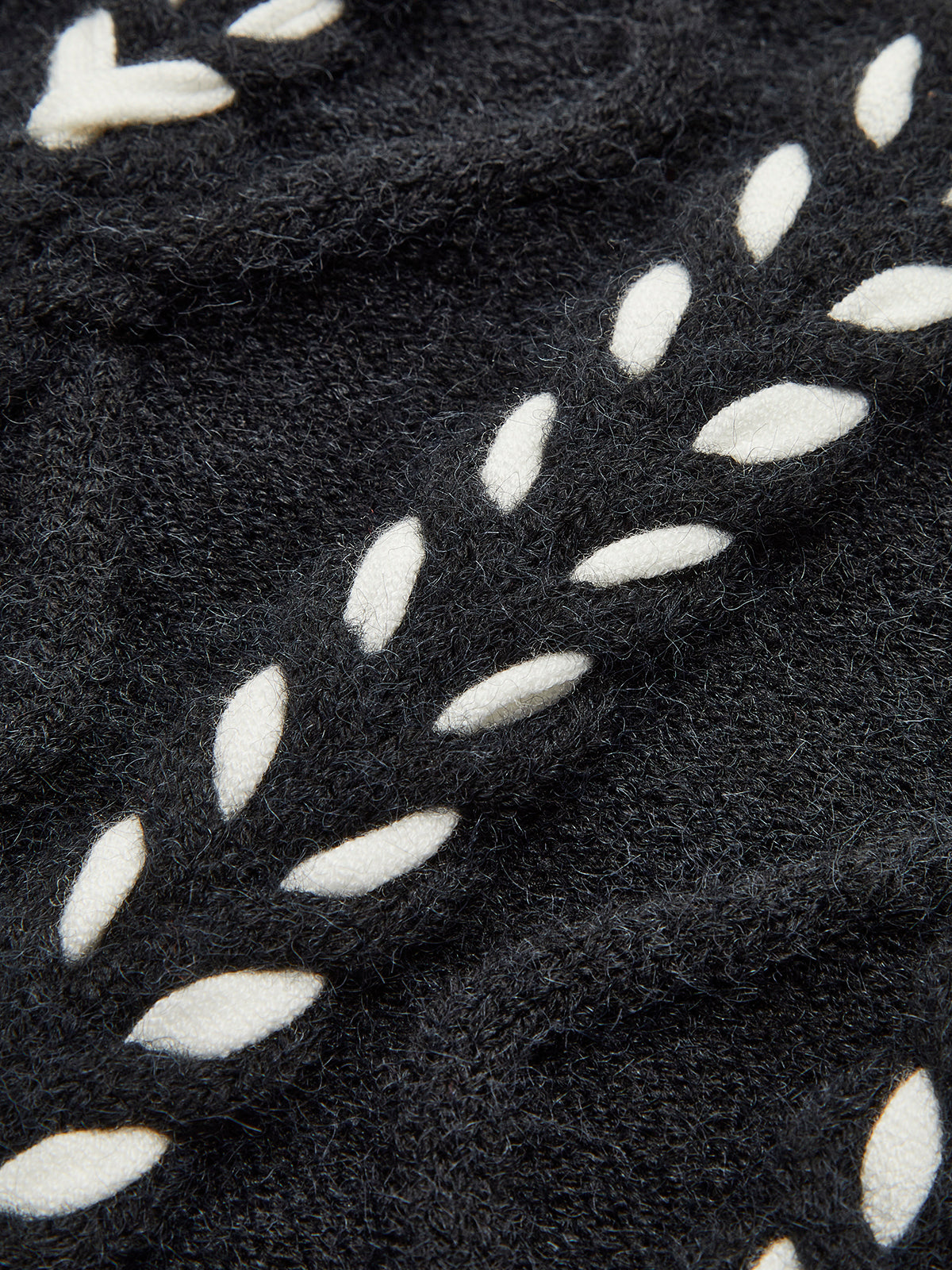 Kontrast Bağlama Sıkıştırılmış Büküm Kazak