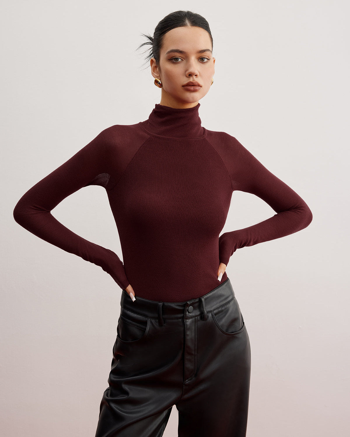 Transparan Kollu Dar Kesim Kazak