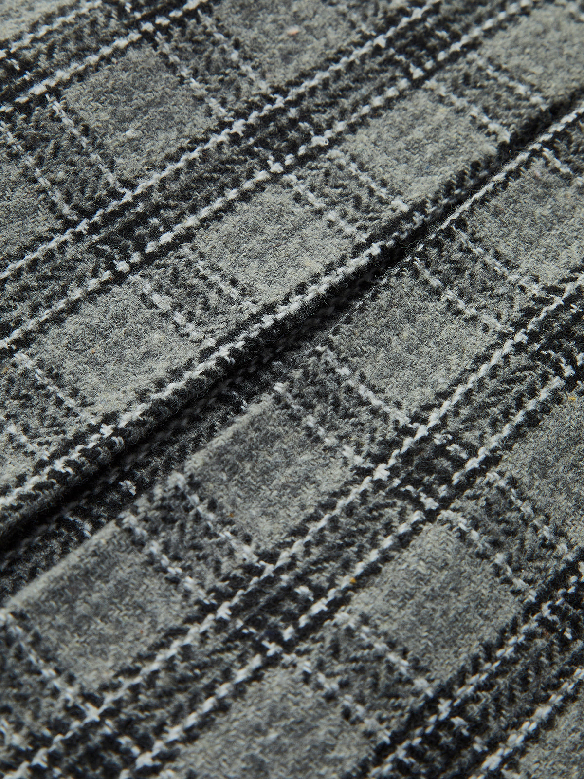 Kare Desenli Pileli Fermuarlı Mini Etek