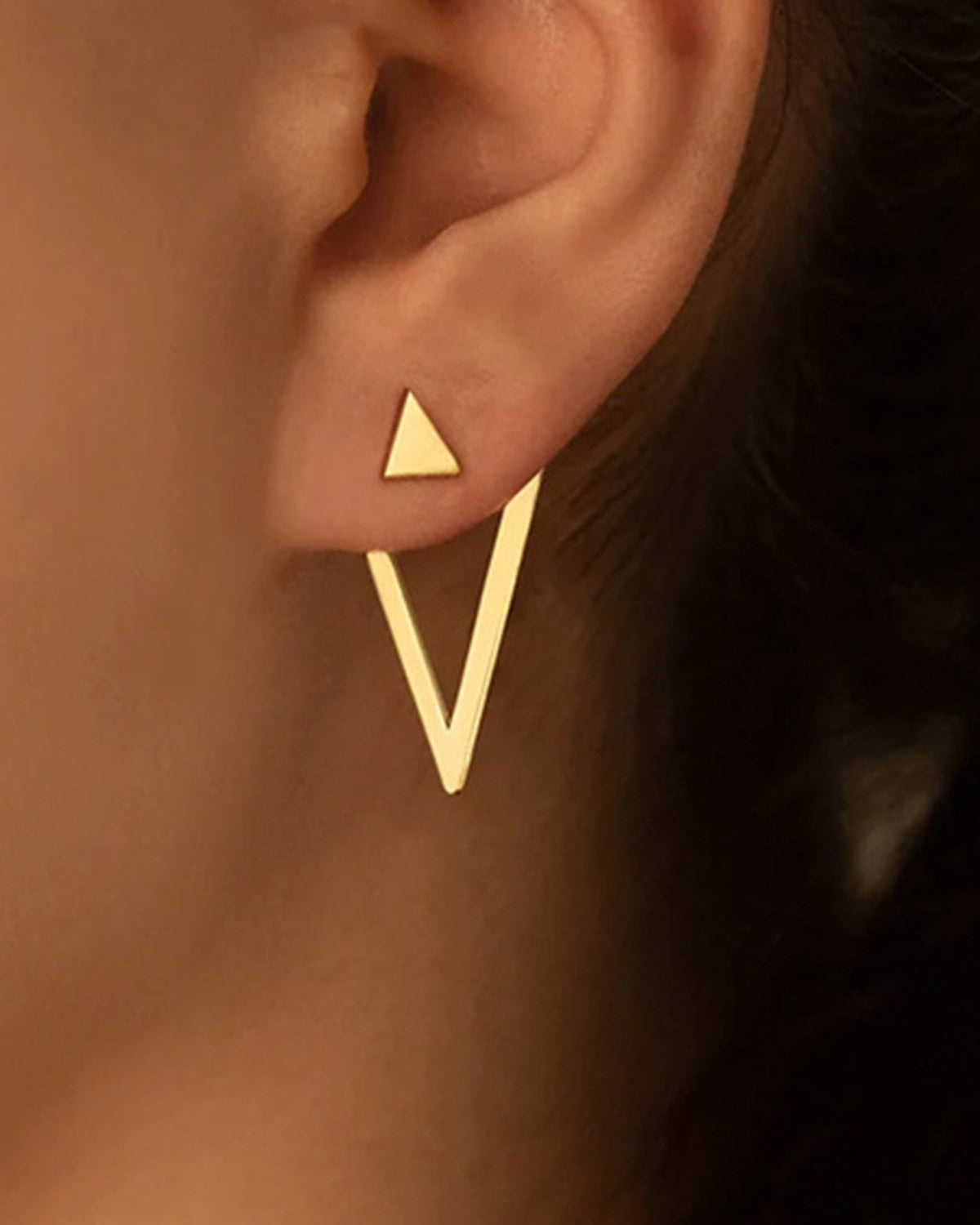 Çıkarılabilir Üçgen Küpe