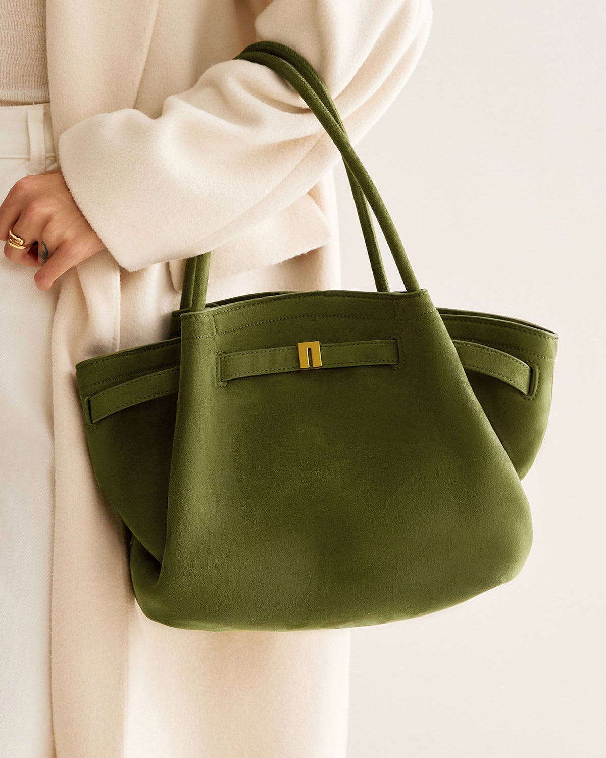 Olive Charm Tote Çanta
