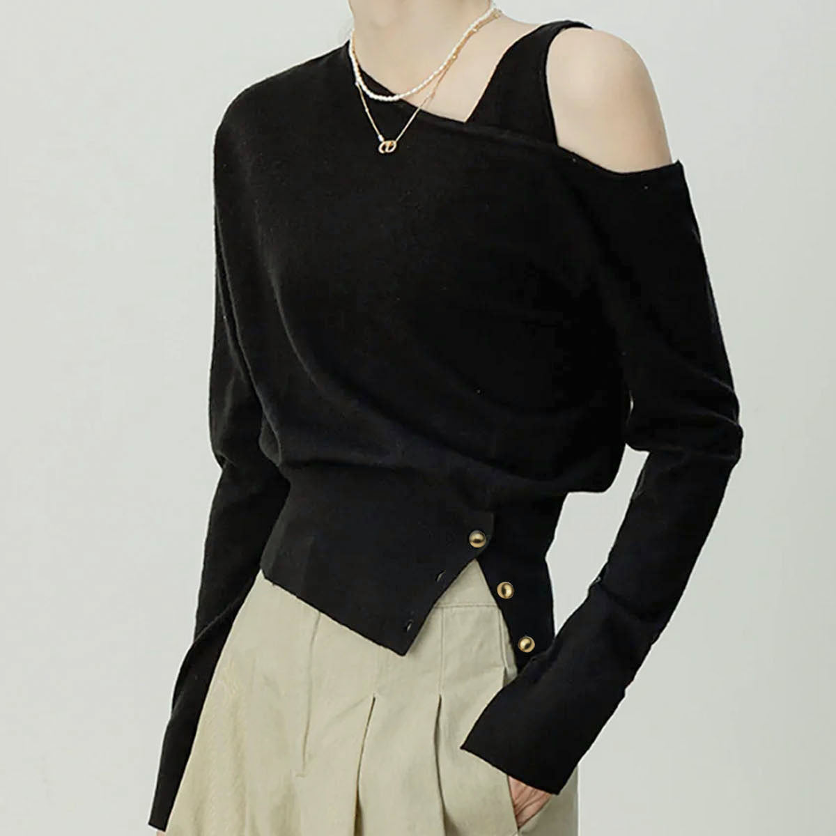 Asimetrik Soğuk Omuz Kazak Koordinatları