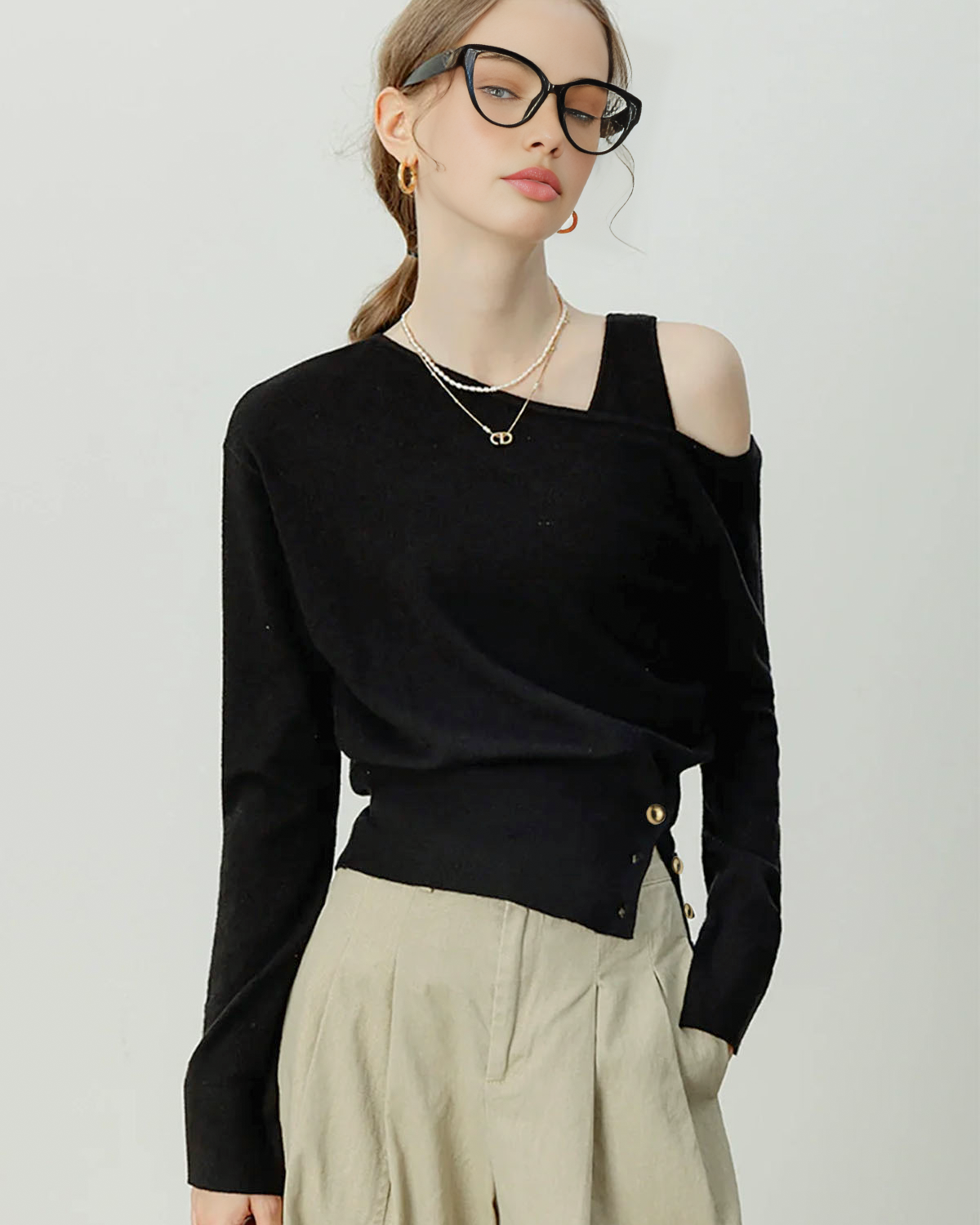 Asimetrik Soğuk Omuz Kazak Koordinatları