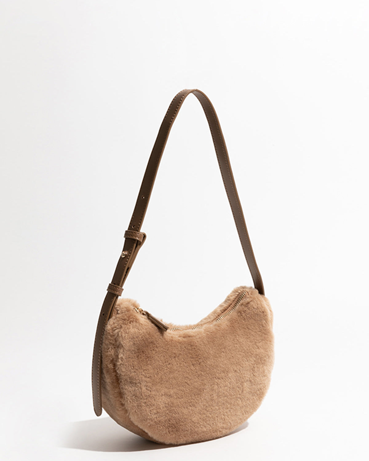 Ayarlanabilir Askılı Peluş Koltuk Altı Çantası