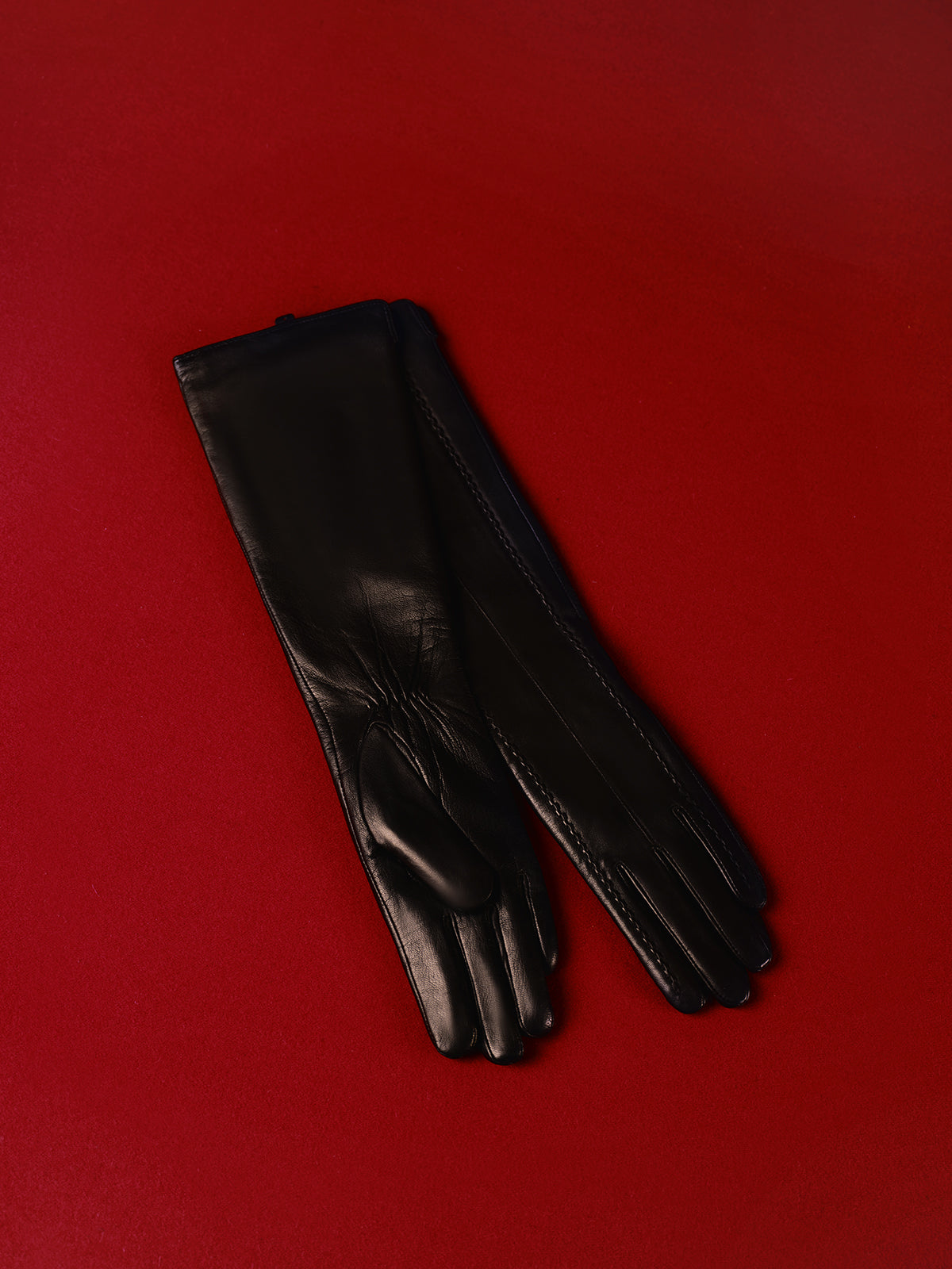 Kuzu Derisi Uzun Eldiven