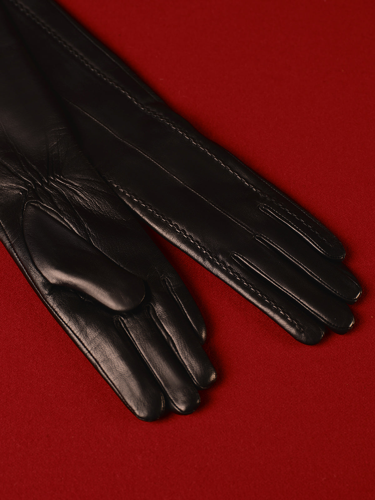 Kuzu Derisi Uzun Eldiven