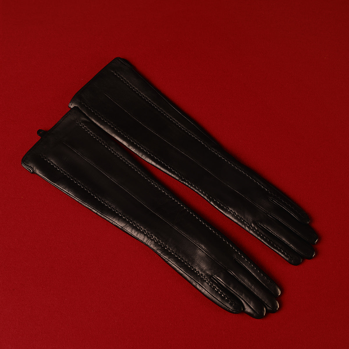 Kuzu Derisi Uzun Eldiven