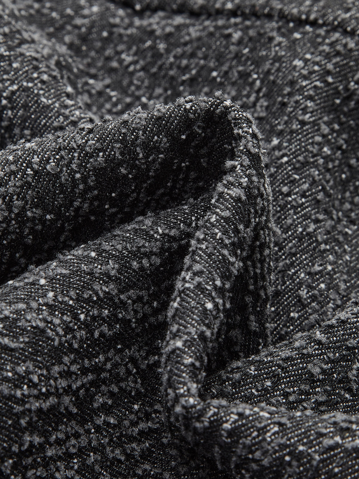 Metalik Fiyonklu Kot Mini Etek