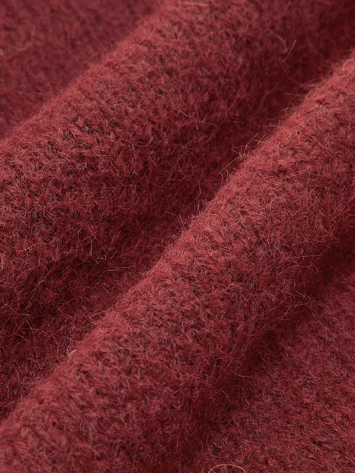 Ayarlanabilir Atkılı Yün Karışımlı Kazak