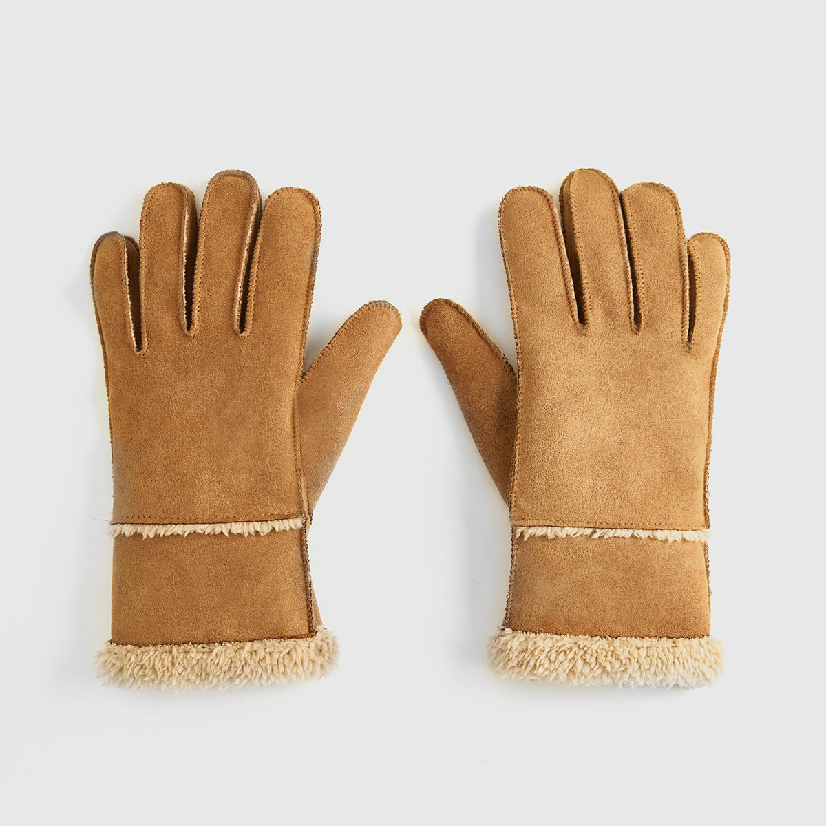 Fonksiyonel Kuzu Yünü Süet Eldiven