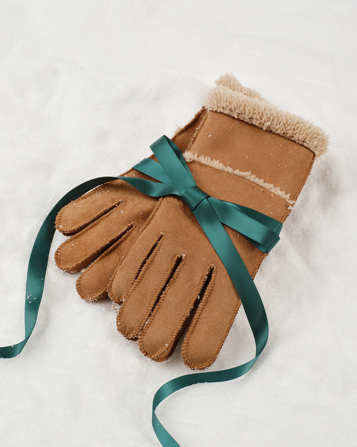 Fonksiyonel Kuzu Yünü Süet Eldiven