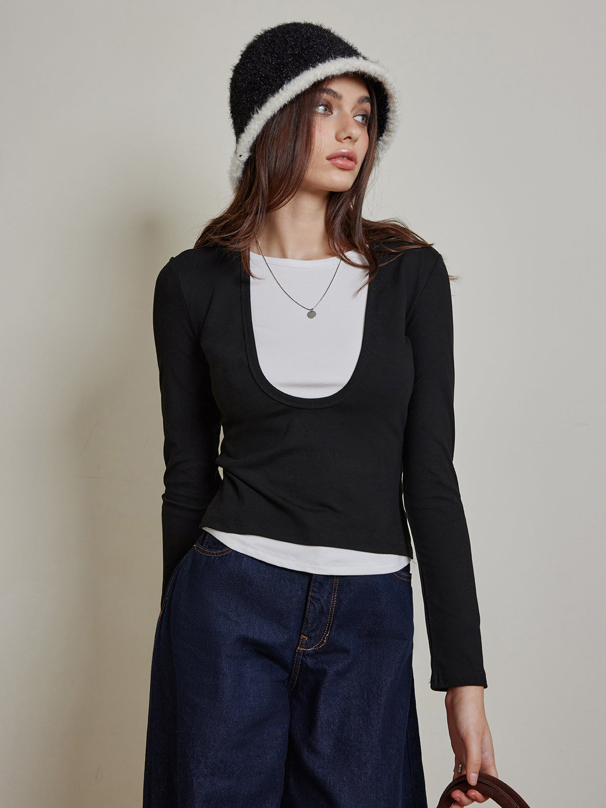 2’si 1 Arada Renk Bloklu Jarse Üst