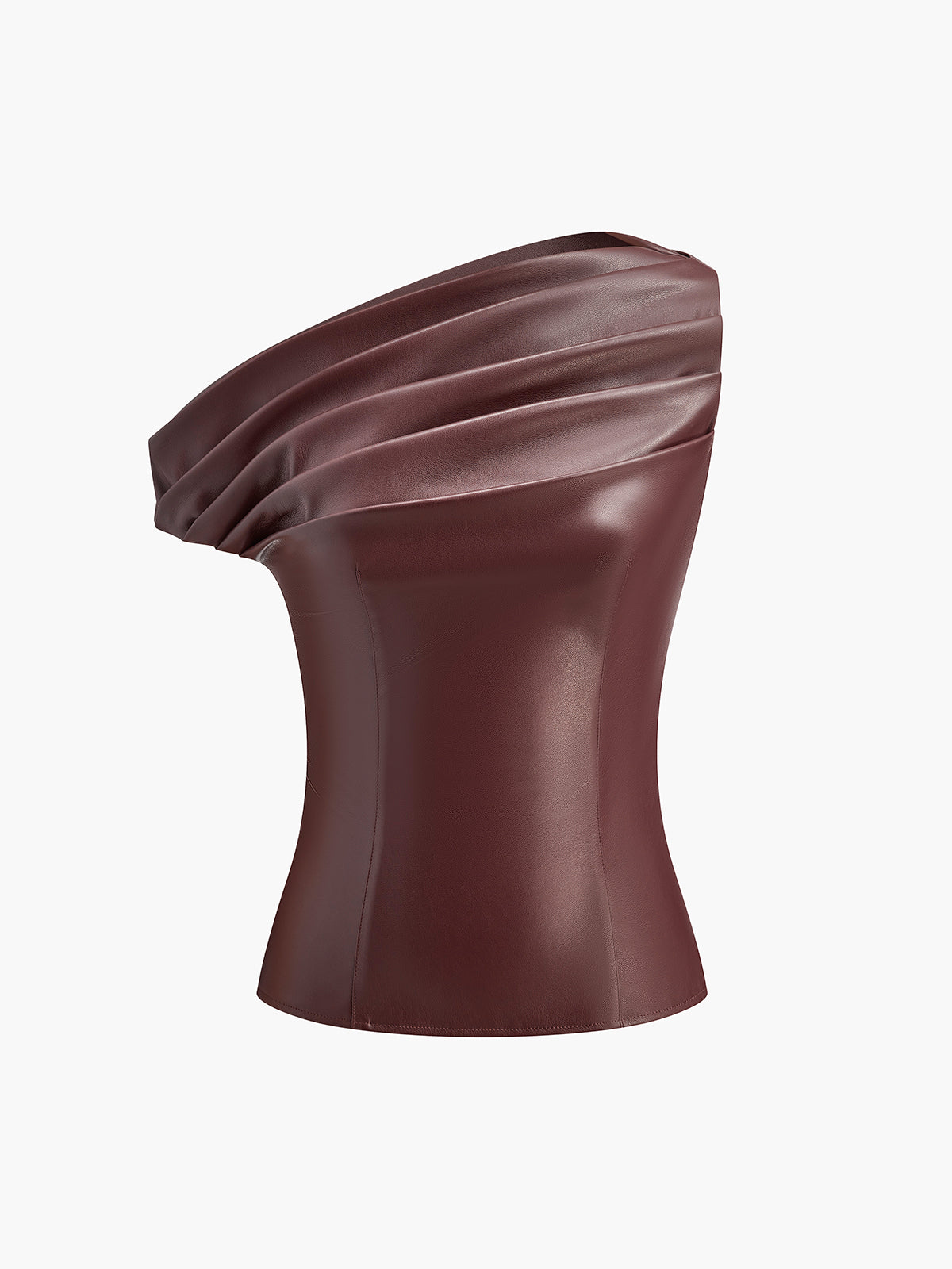 Tek Omuzlu Suni Deri Atlet