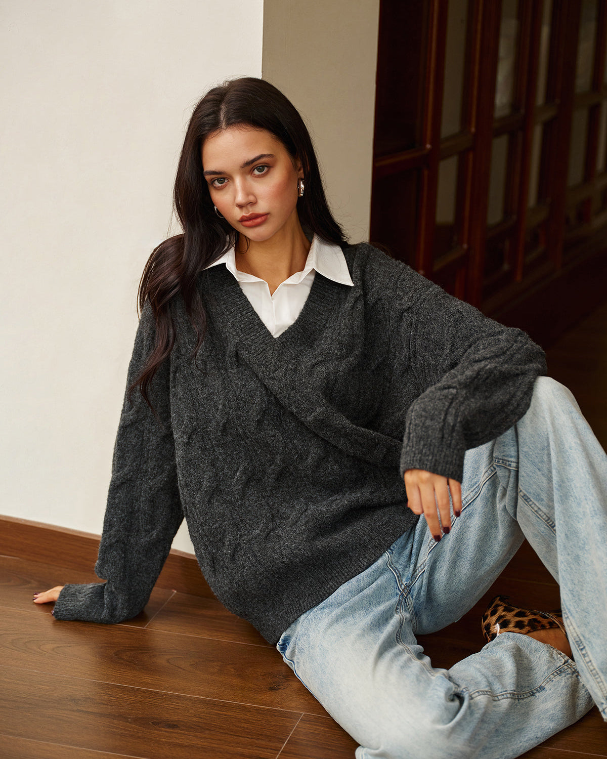 2’si 1 Arada Bükümlü Polo Kazak