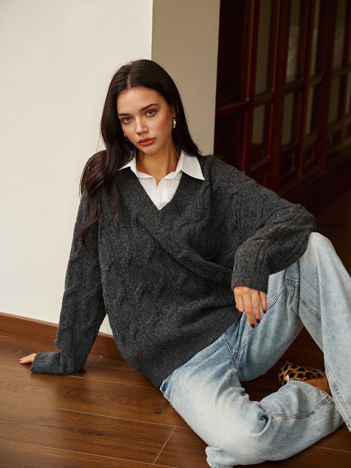 2’si 1 Arada Bükümlü Polo Kazak